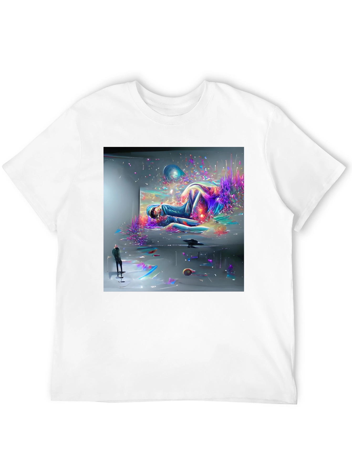 Abstract Art Black Tee