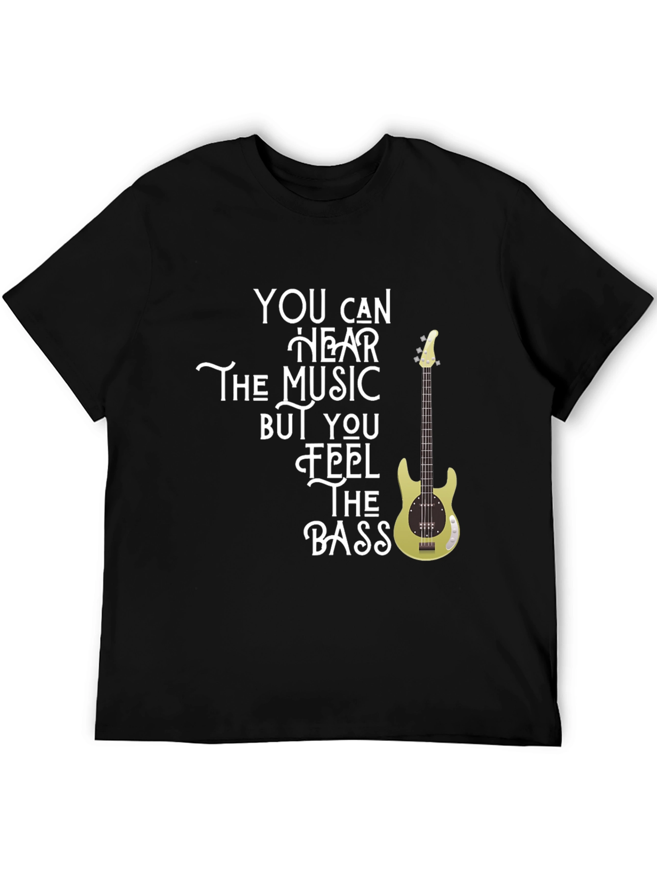 Feel The Bass - Music Graphic T-Shirt