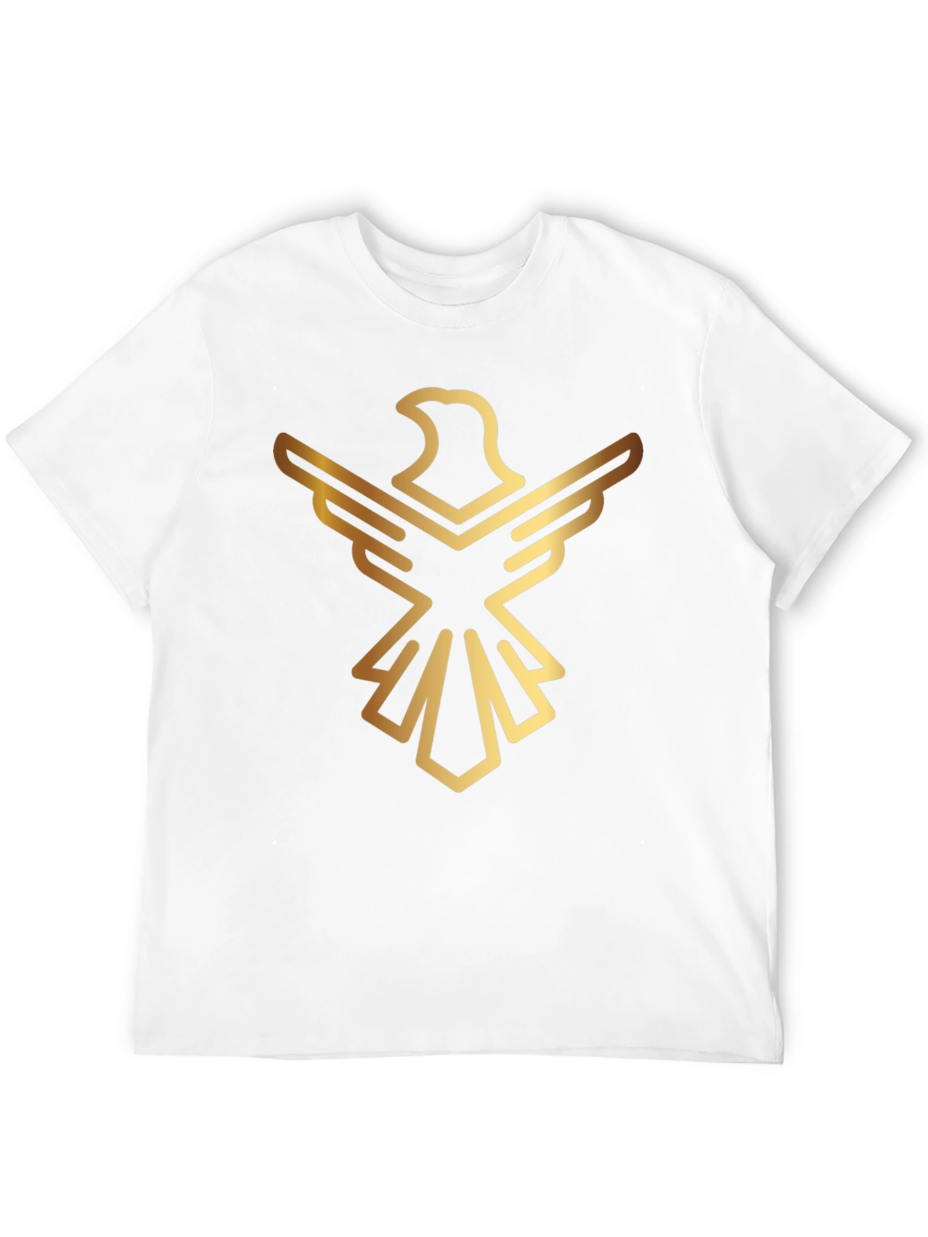 Golden Eagle Graphic Black T-Shirt