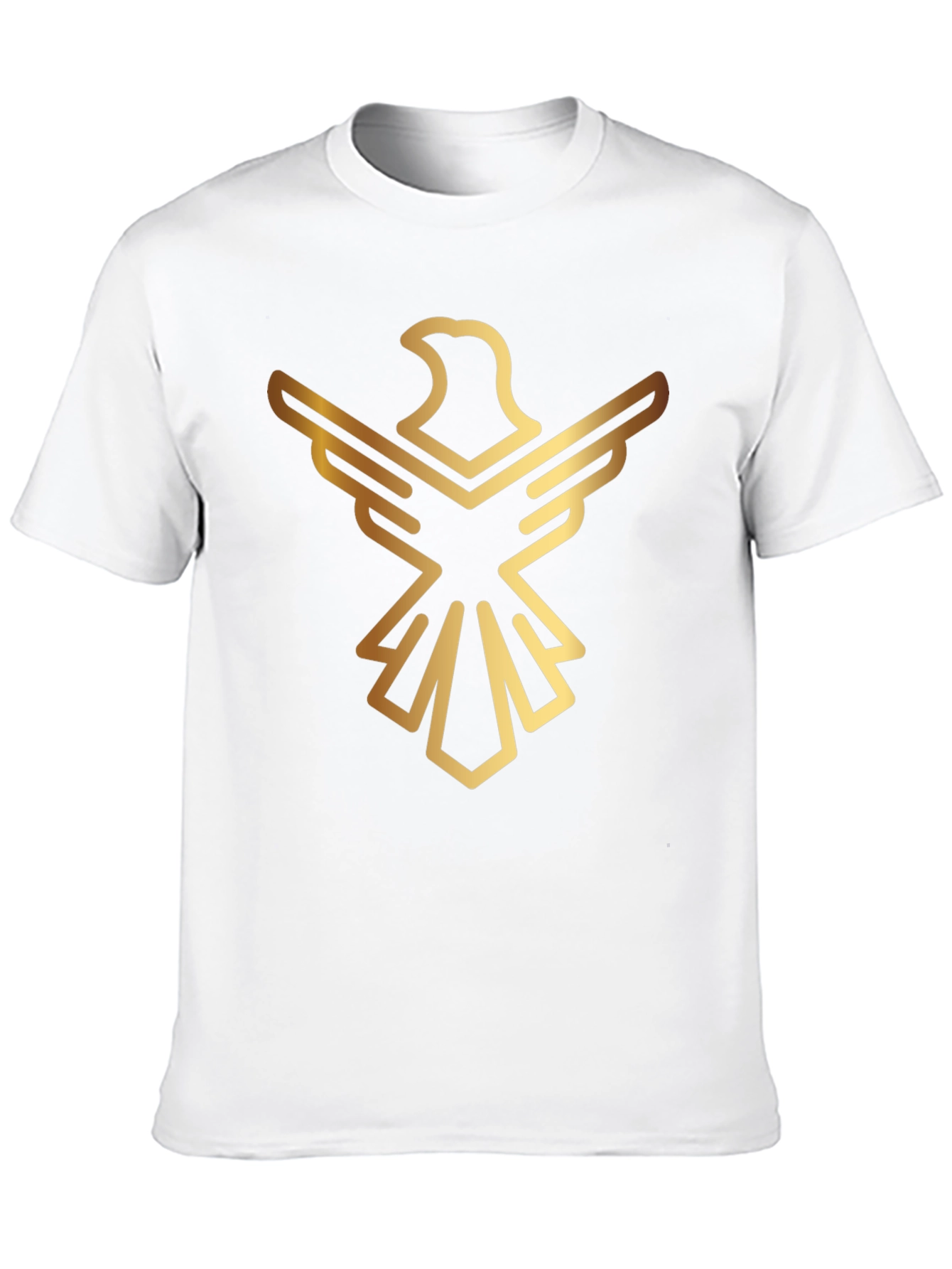 Golden Eagle Graphic Black T-Shirt