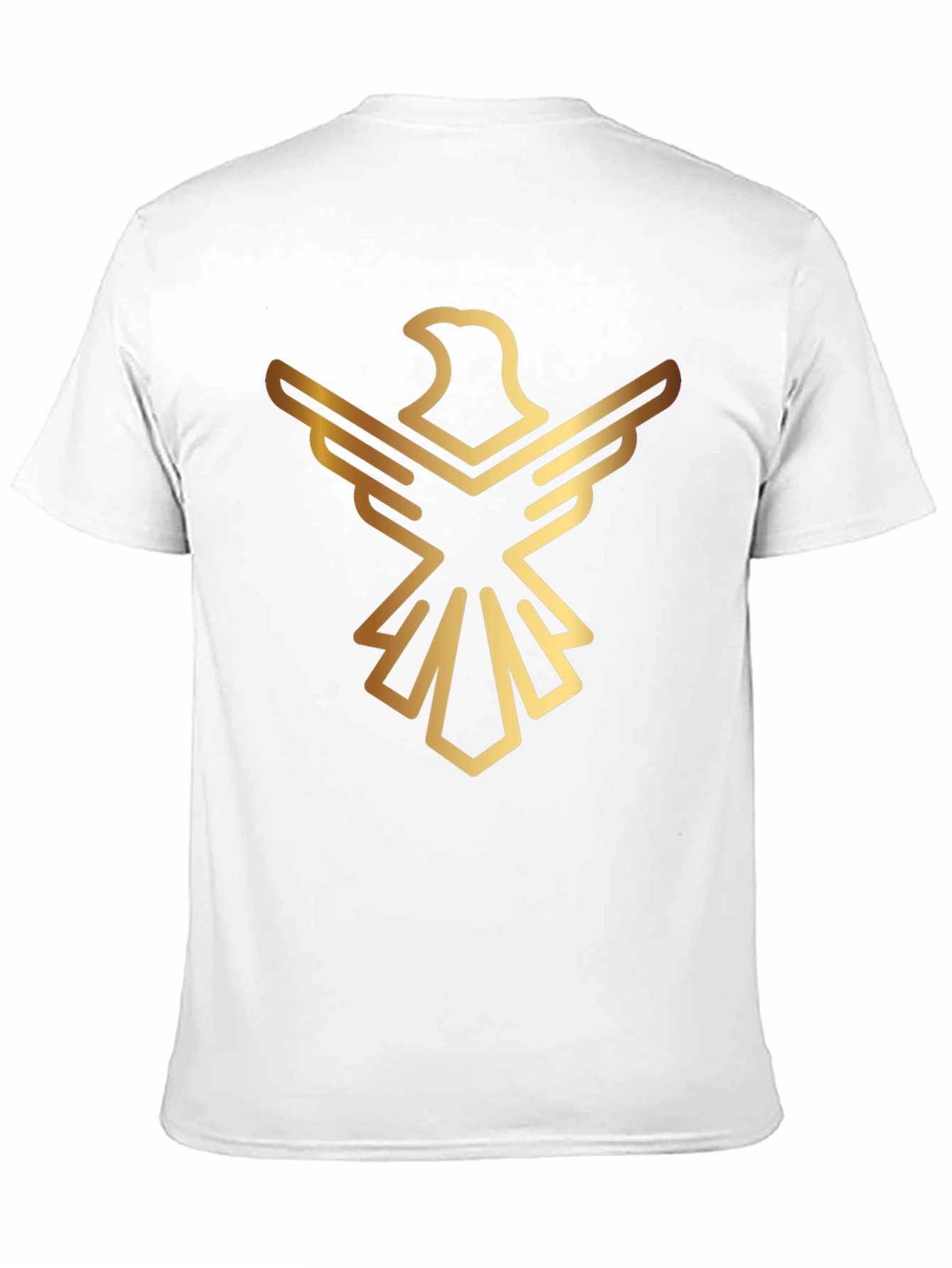 Golden Eagle Graphic Black T-Shirt