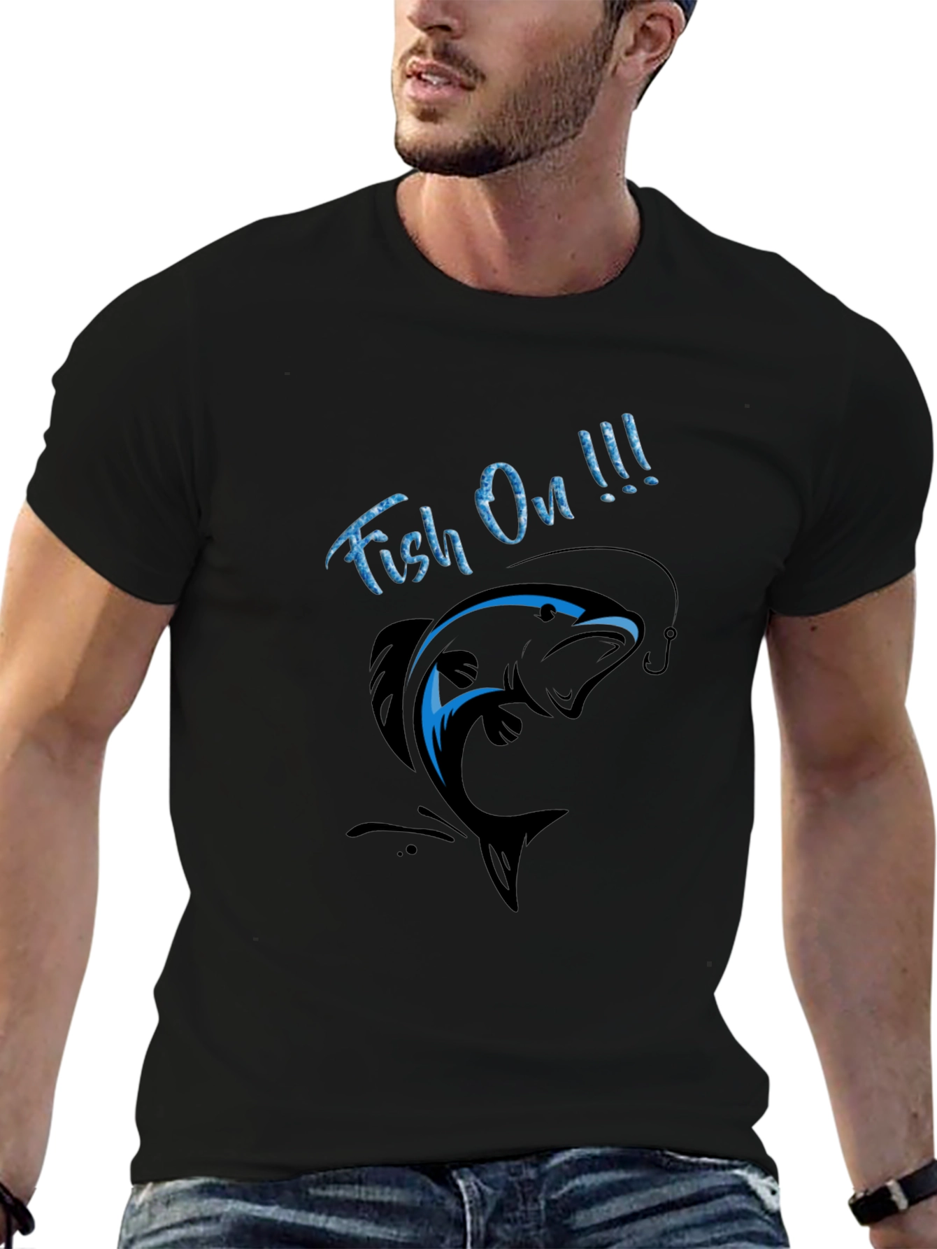Fishing T-Shirt: Fish On Graphic Tee
