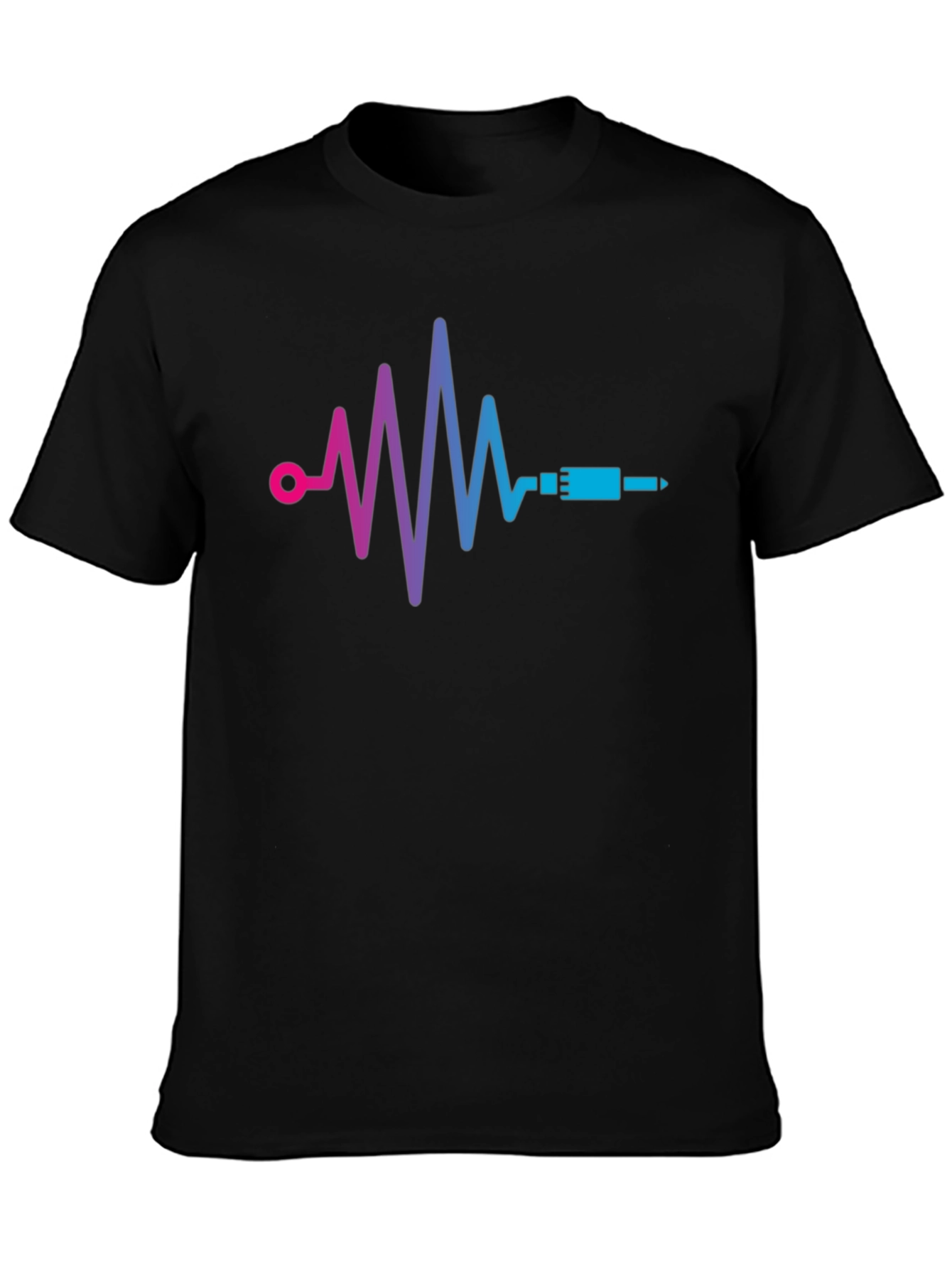 Heartbeat Audio Jack Graphic Tee