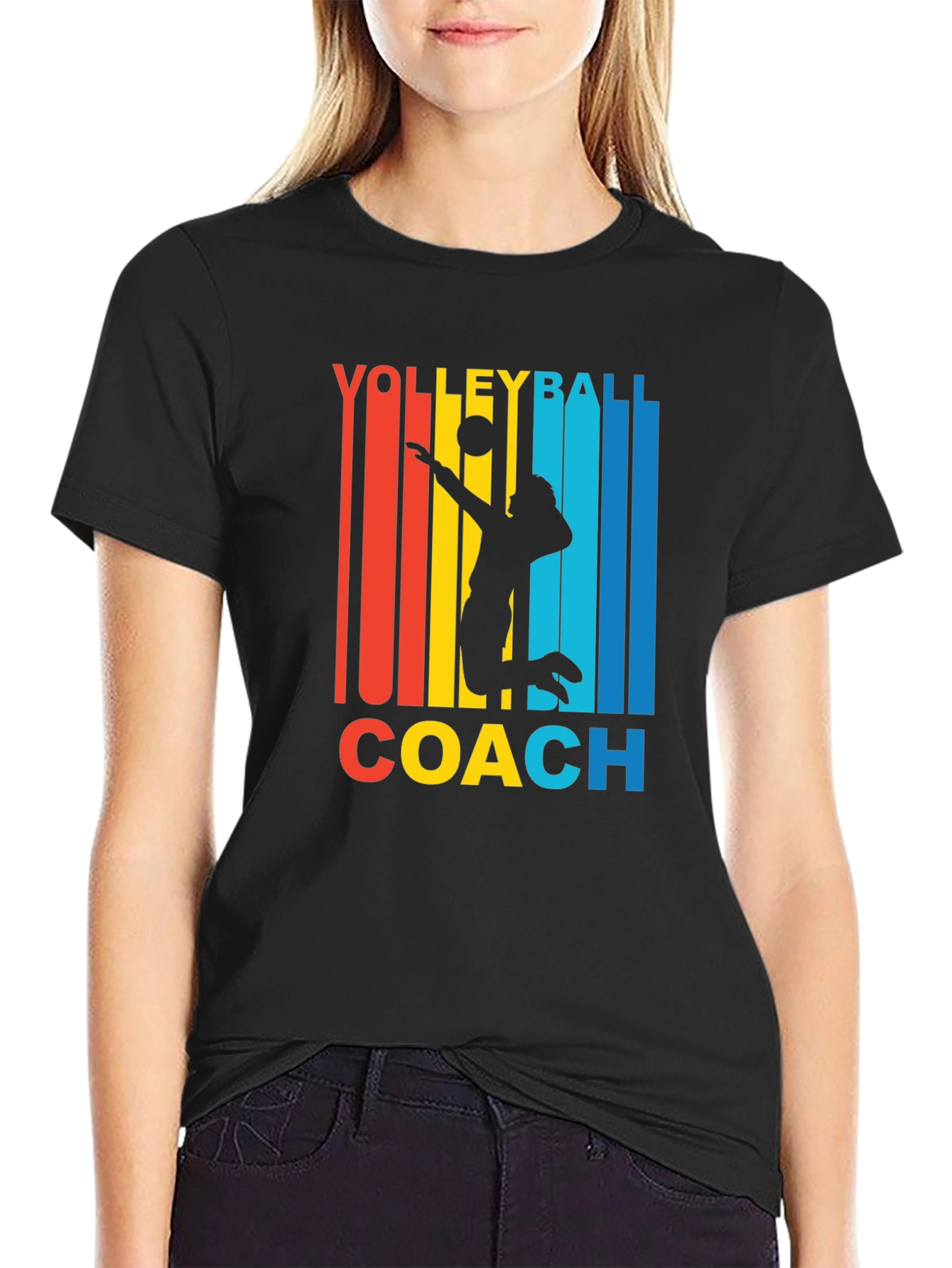 Volleyball Coach Graphic Tee