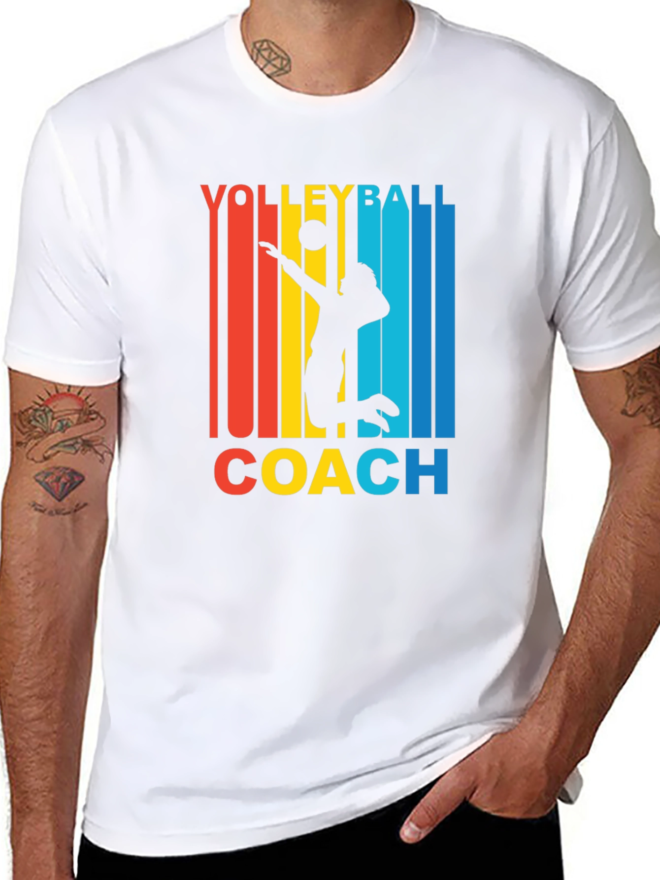 Volleyball Coach Graphic Tee