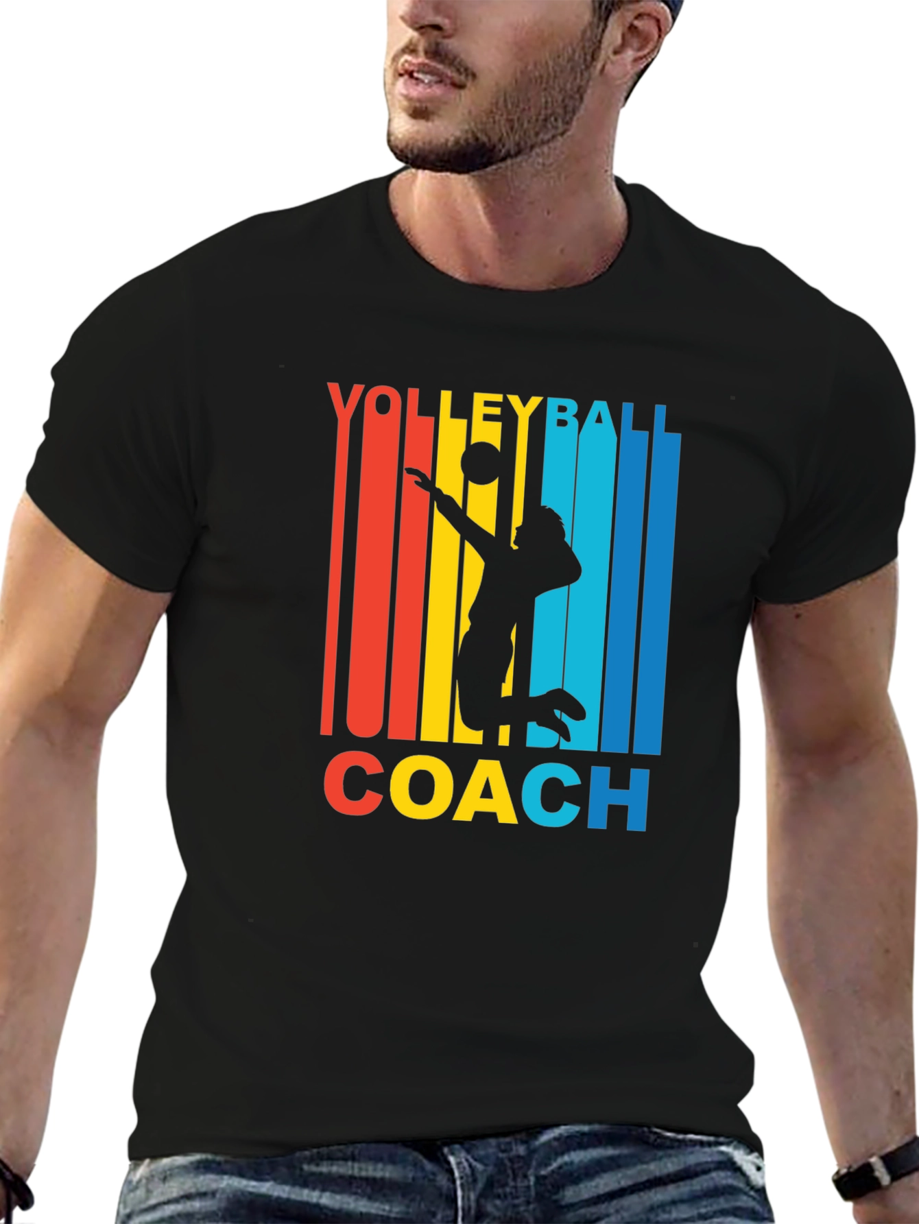 Volleyball Coach Graphic Tee