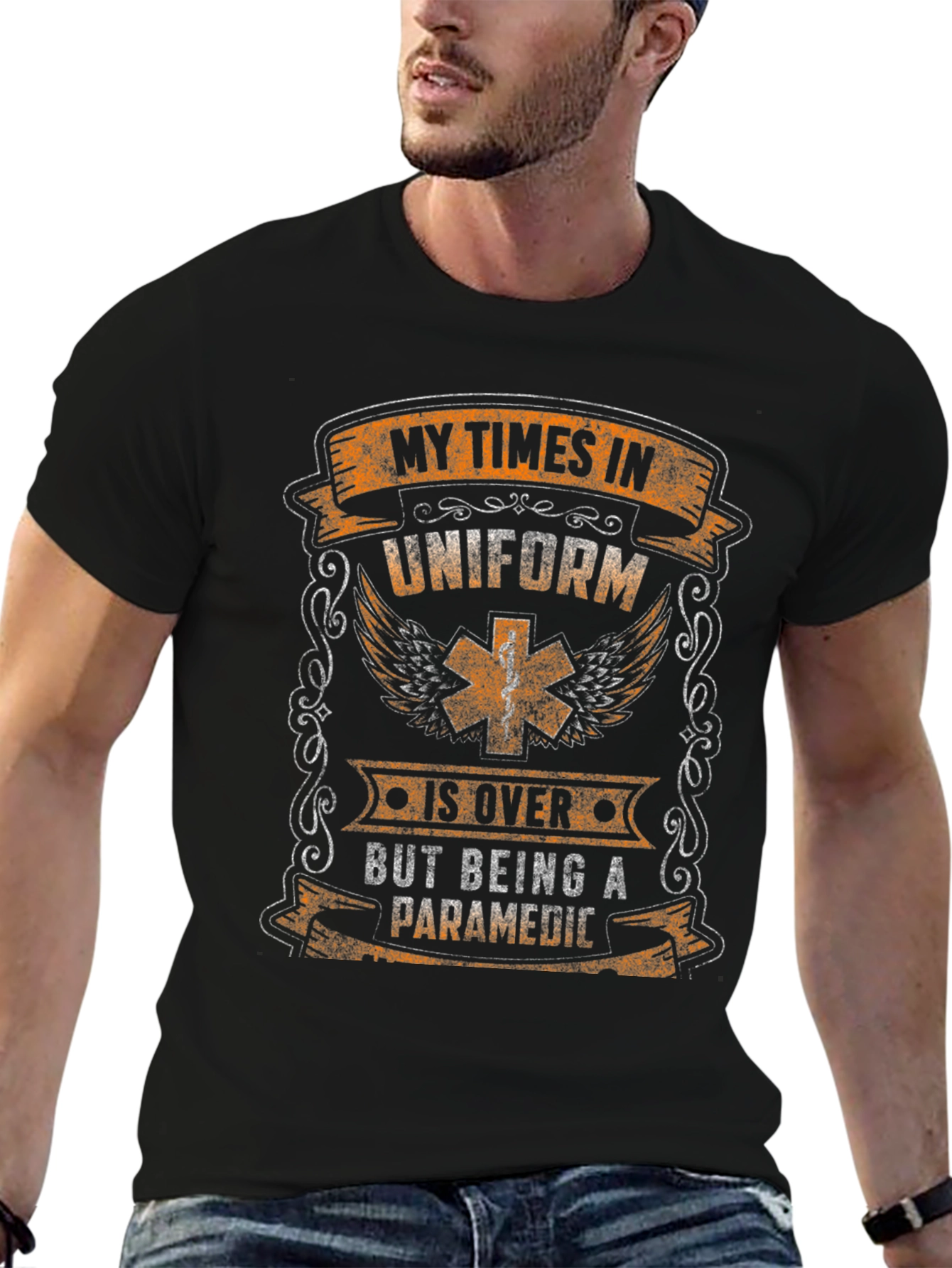 Paramedic Retirement T-Shirt: My Times In Uniform