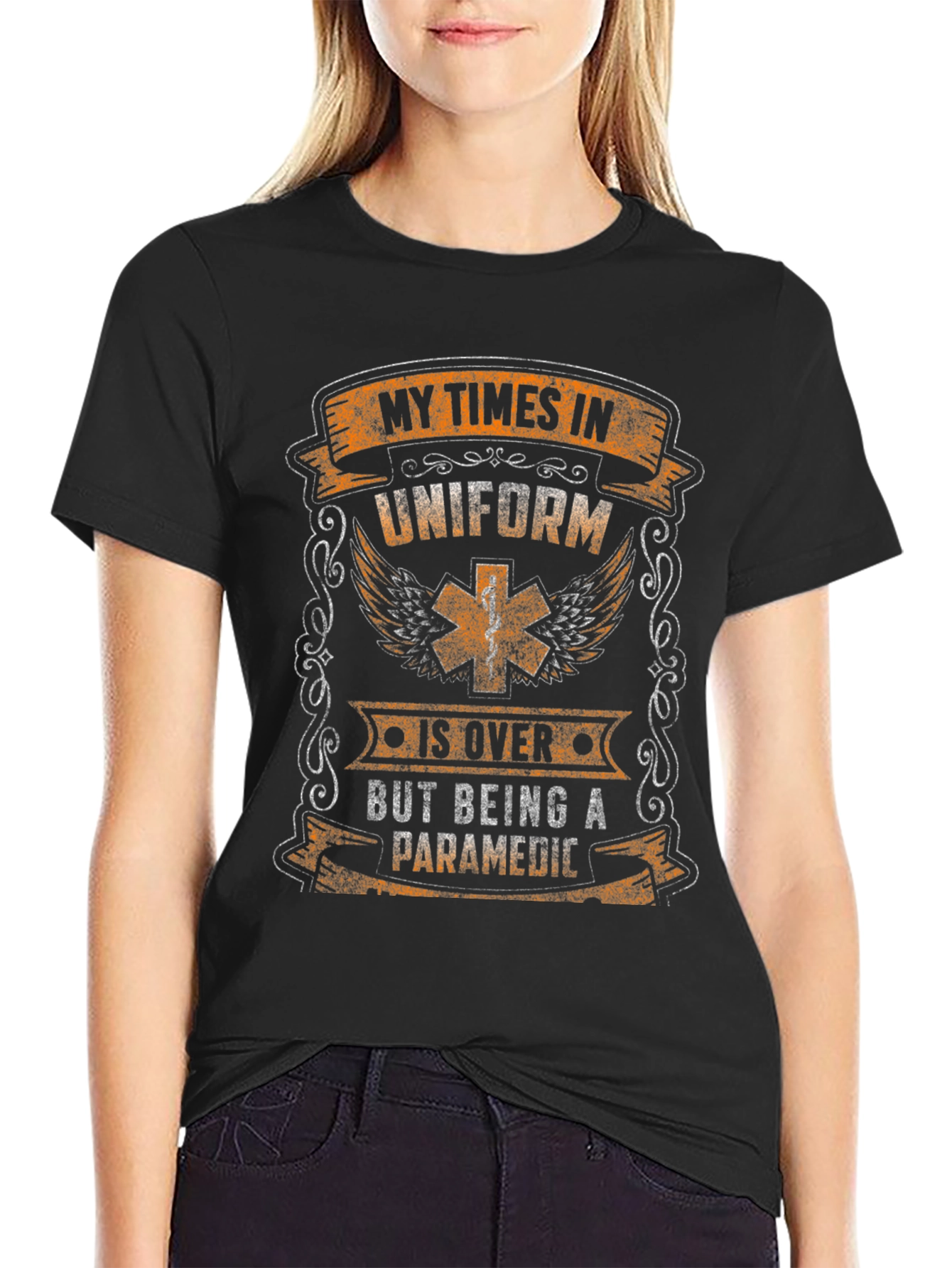 Paramedic Retirement T-Shirt: My Times In Uniform