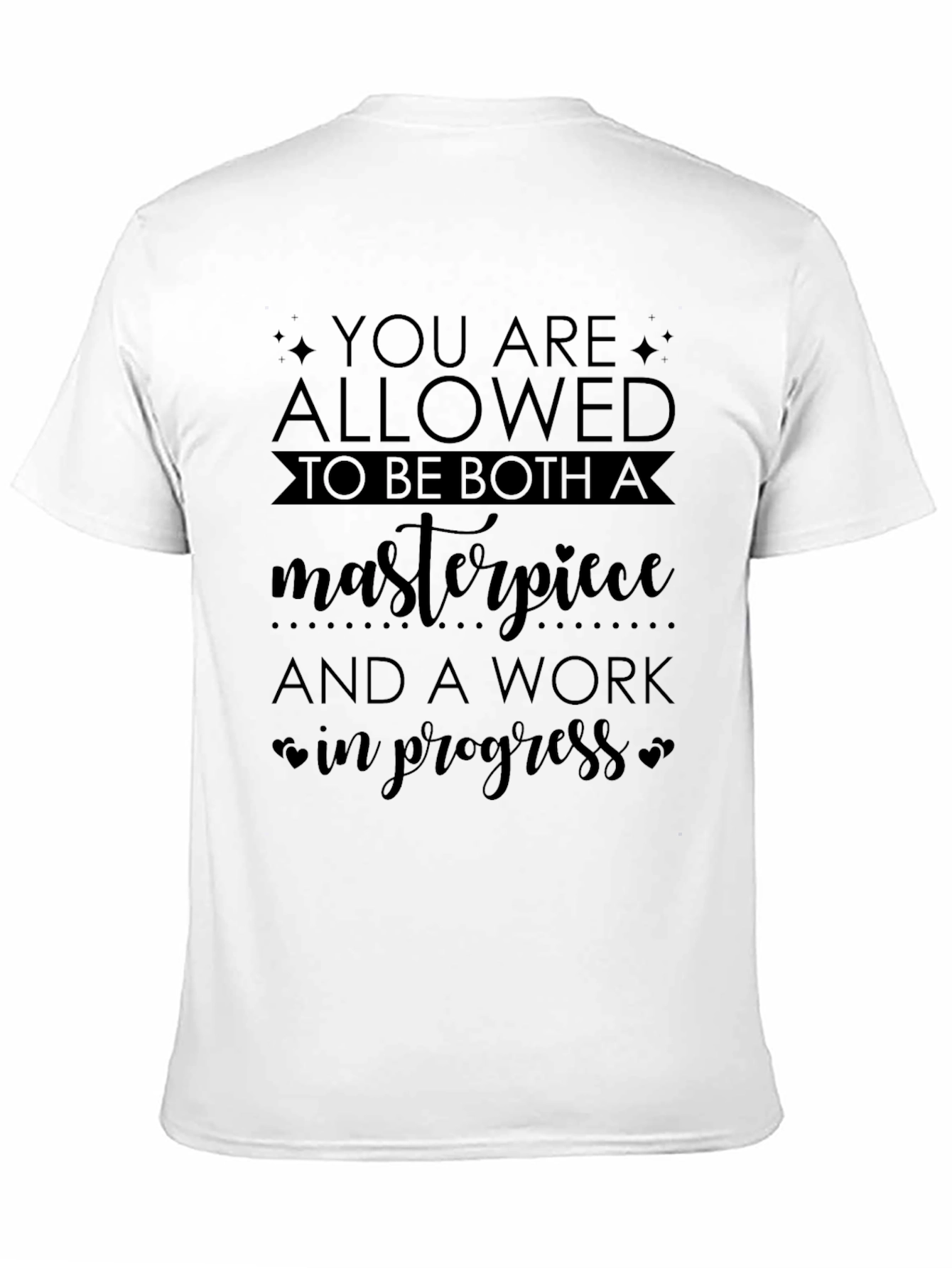 Masterpiece in Progress Graphic Tee - Black