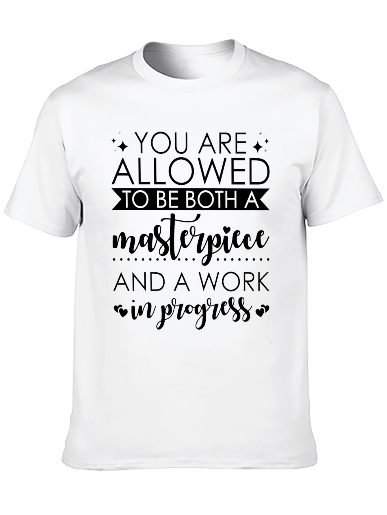 Masterpiece in Progress Graphic Tee - Black