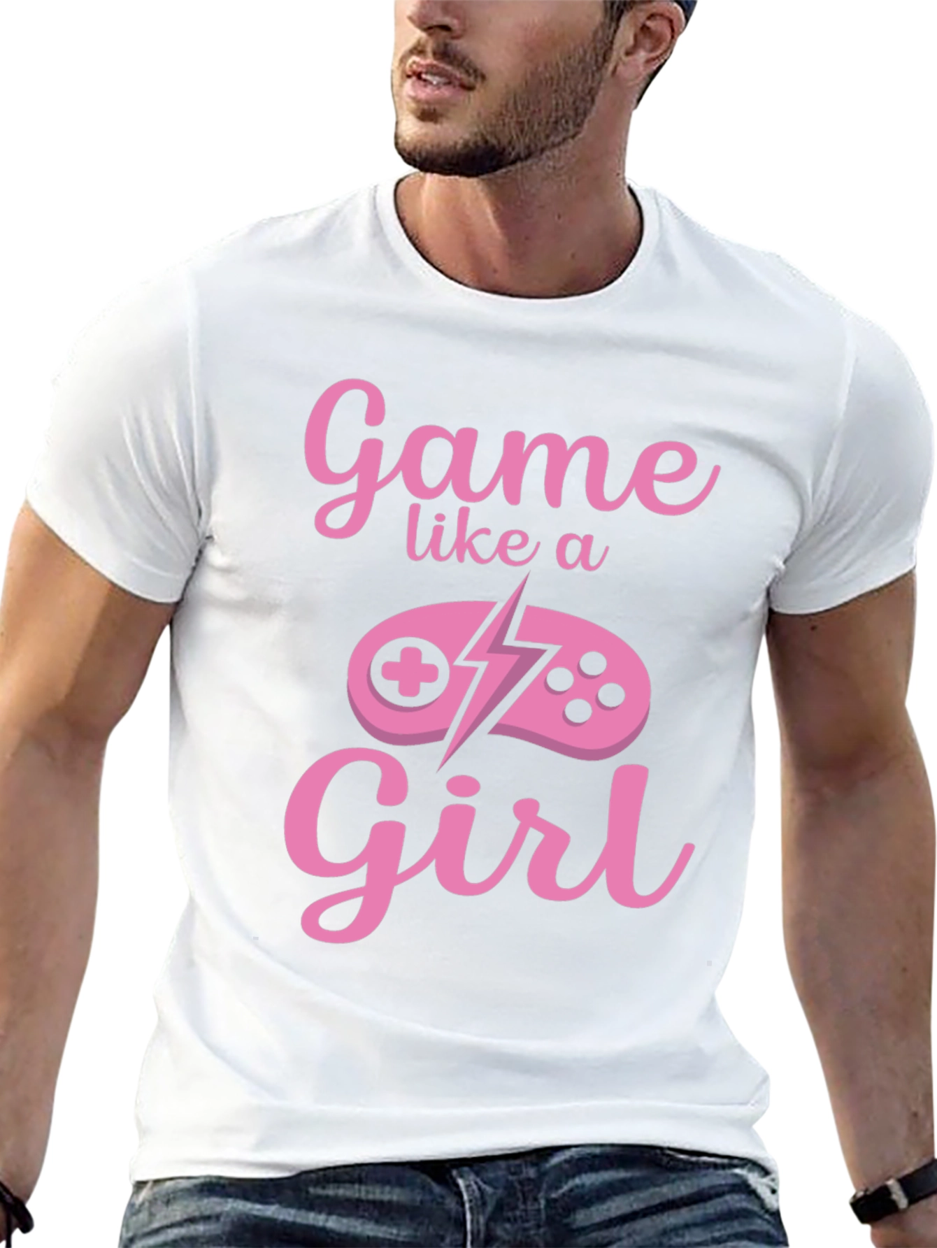 Game Like a Girl Black T-Shirt