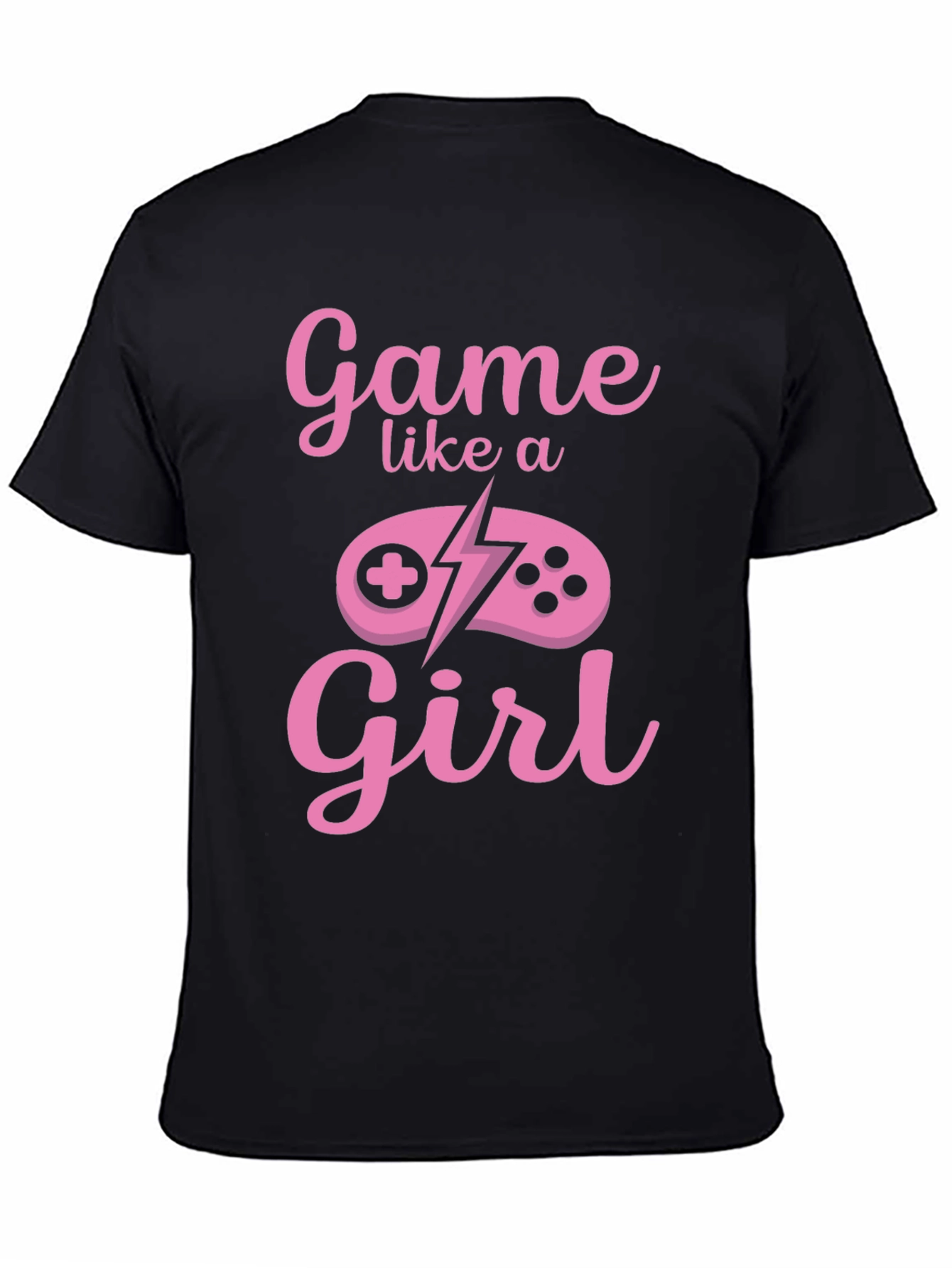 Game Like a Girl Black T-Shirt