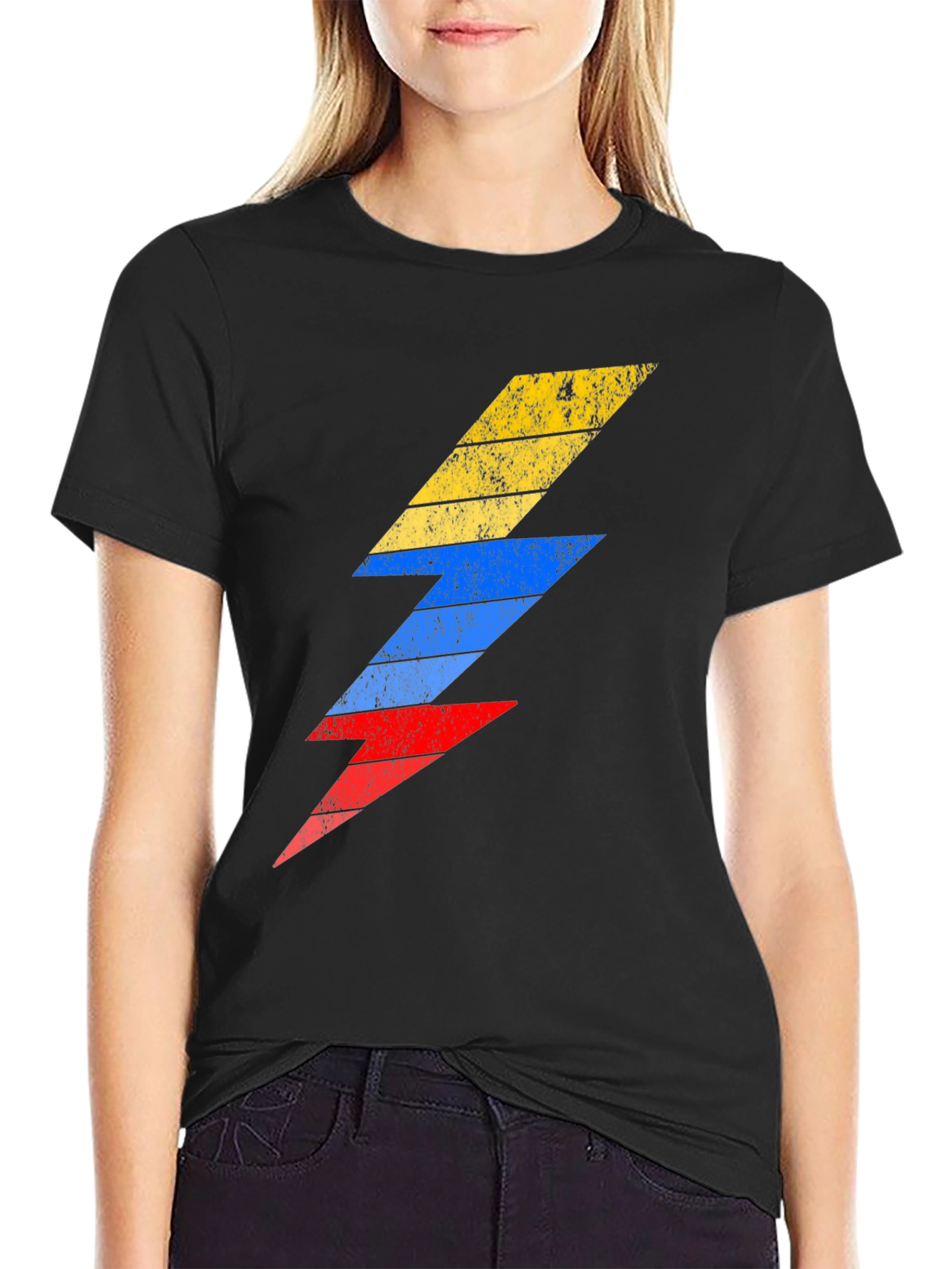 Retro Bolt T-Shirt - Lightning Design Tee