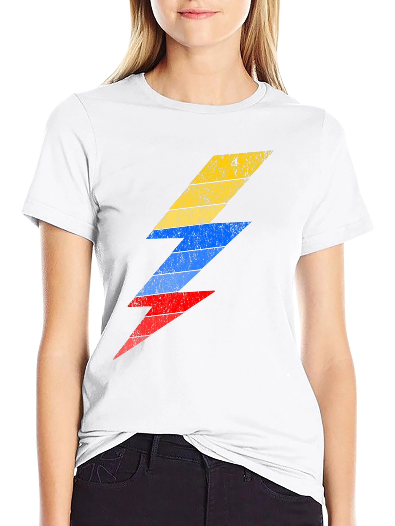 Retro Bolt T-Shirt - Lightning Design Tee