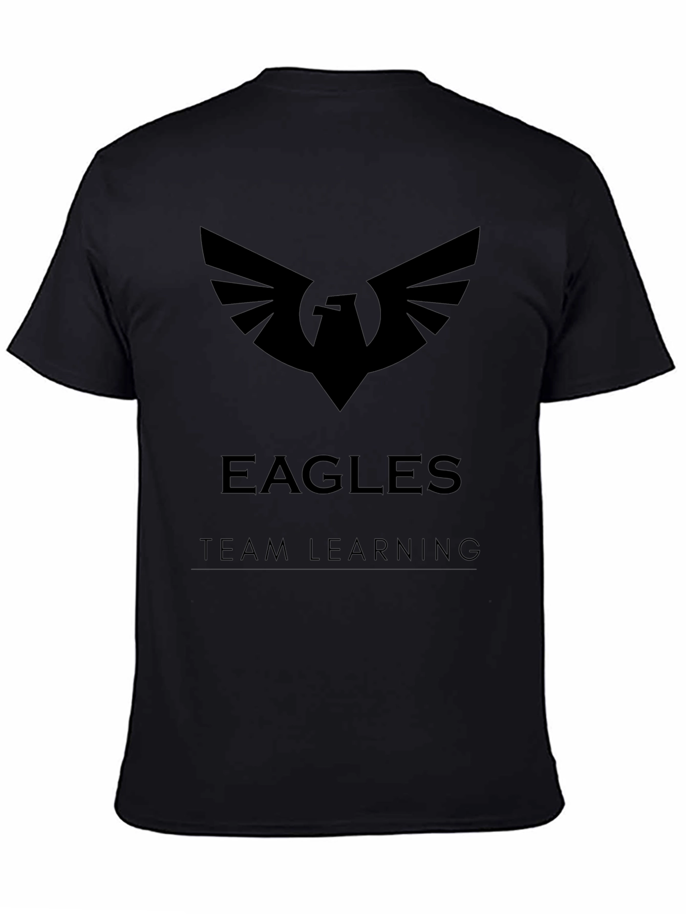 Eagles Team Learning Black T-Shirt