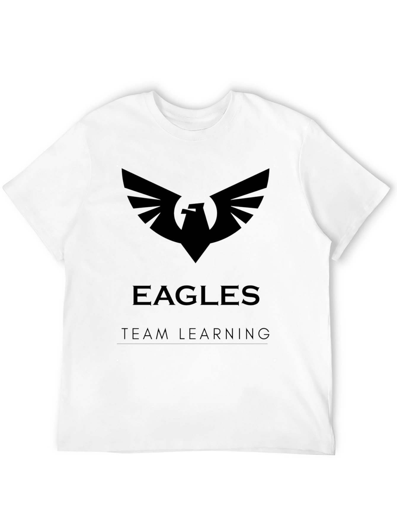 Eagles Team Learning Black T-Shirt