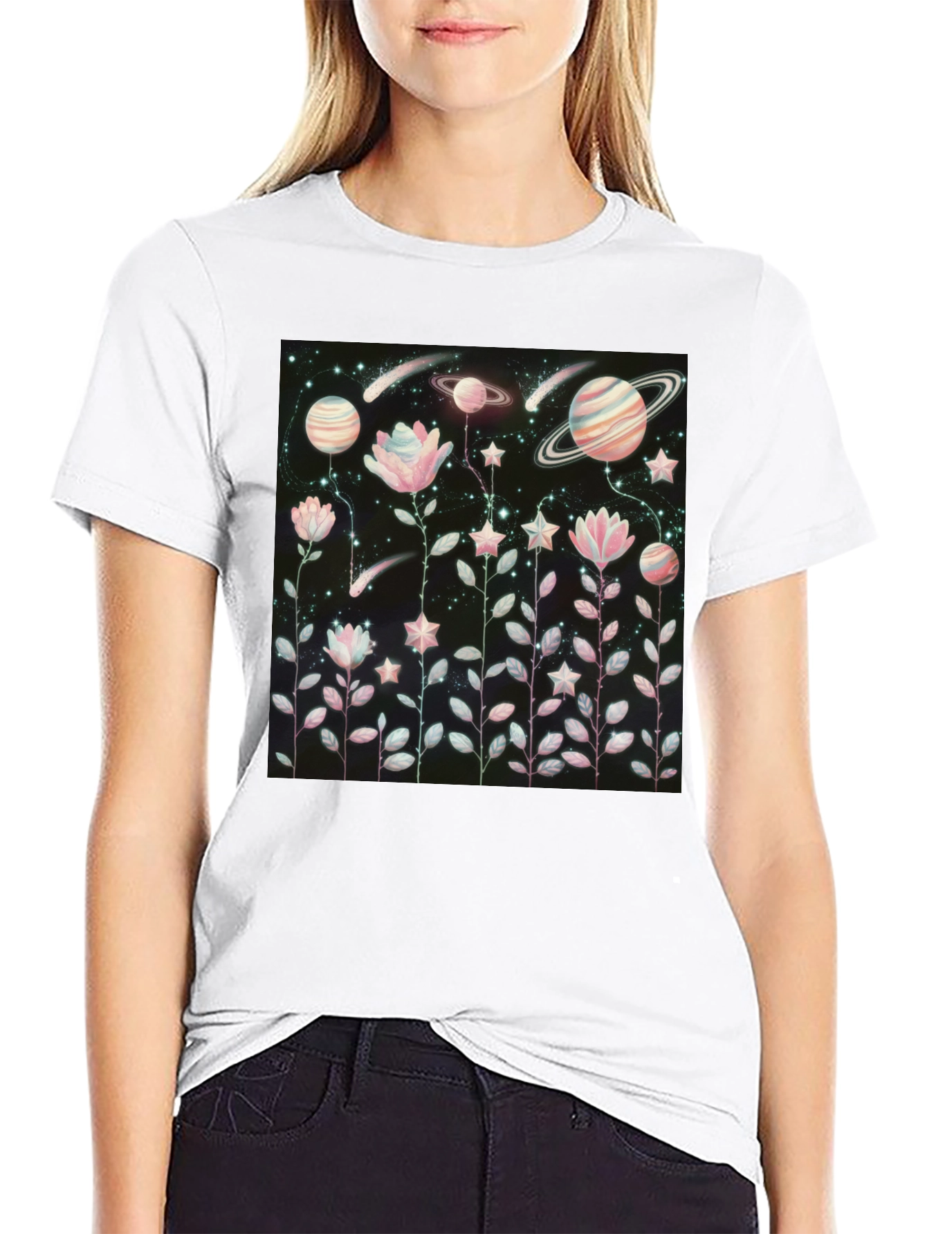 Cosmic Floral T-Shirt
