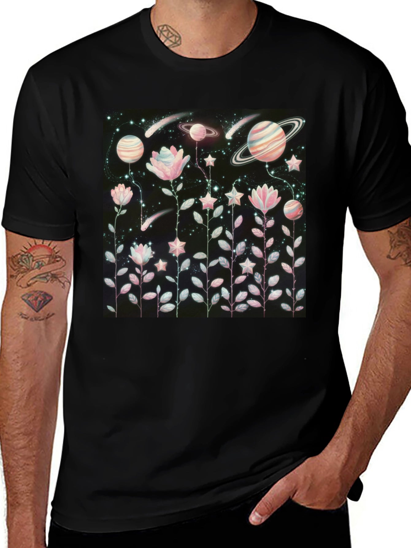 Cosmic Floral T-Shirt