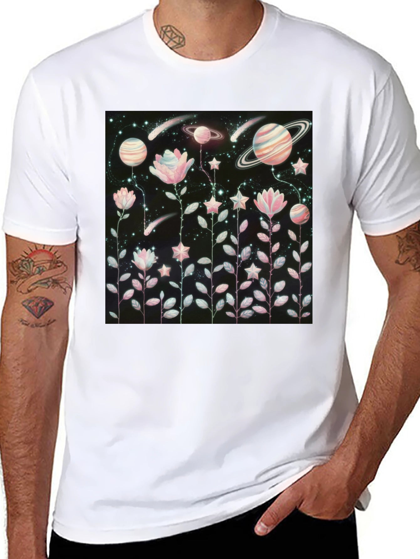 Cosmic Floral T-Shirt