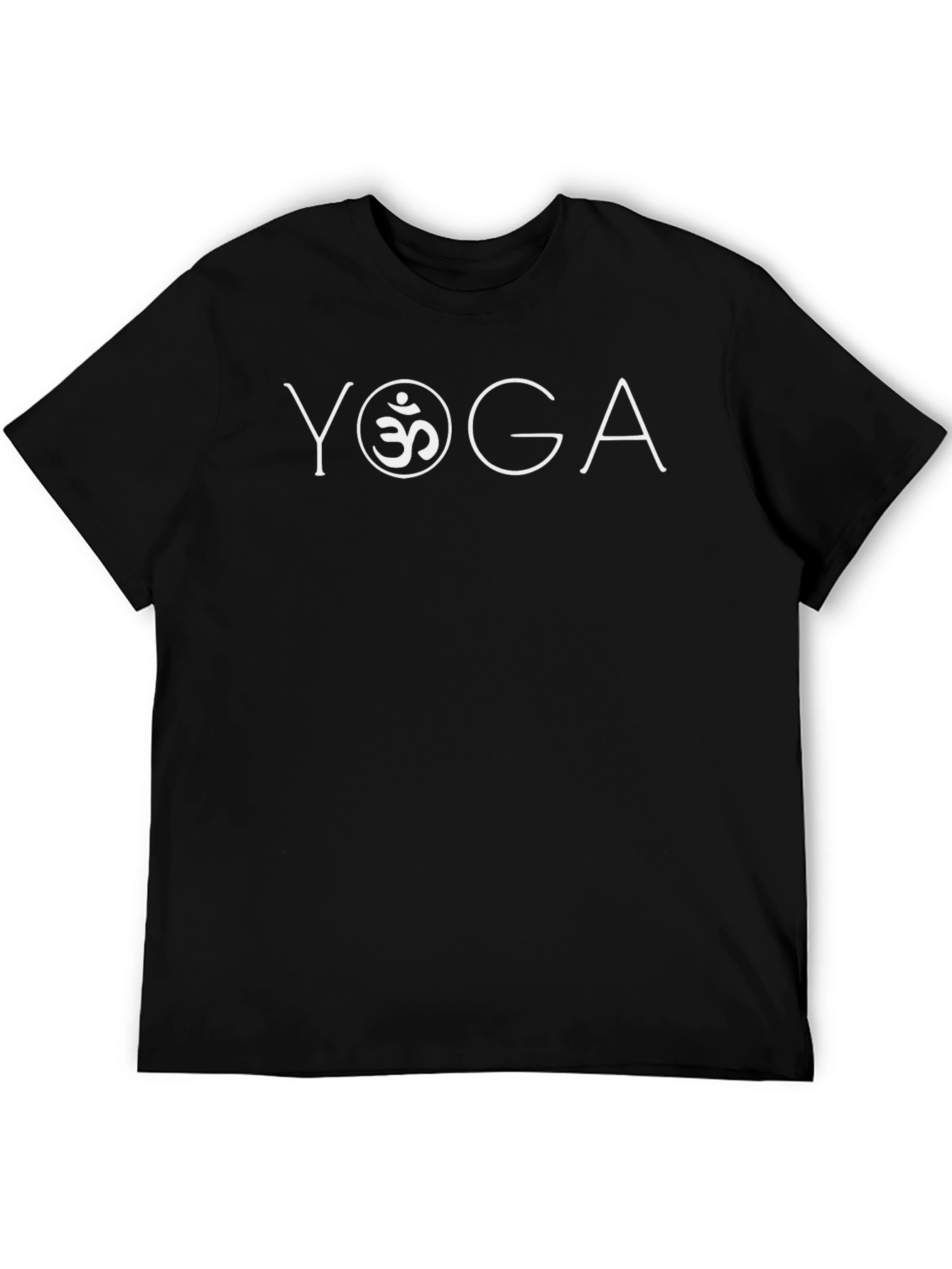 Yoga Graphic T-Shirt - Om Symbol Black Tee