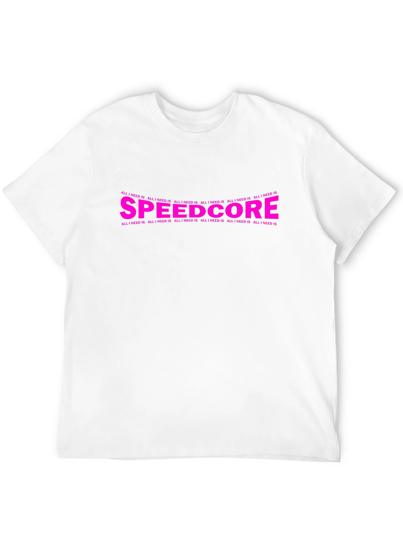 Speedcore Graphic Print Black T-Shirt