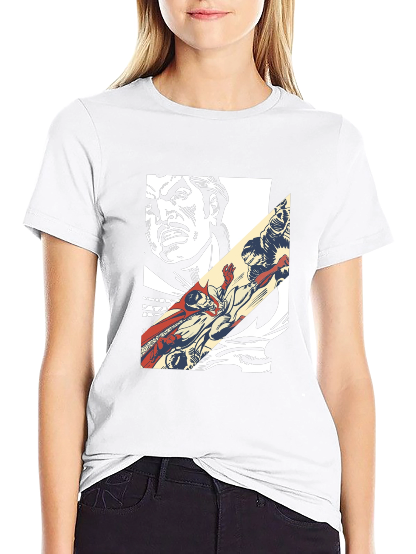 Comic Book Graphic Tee - Retro Pop Art Style