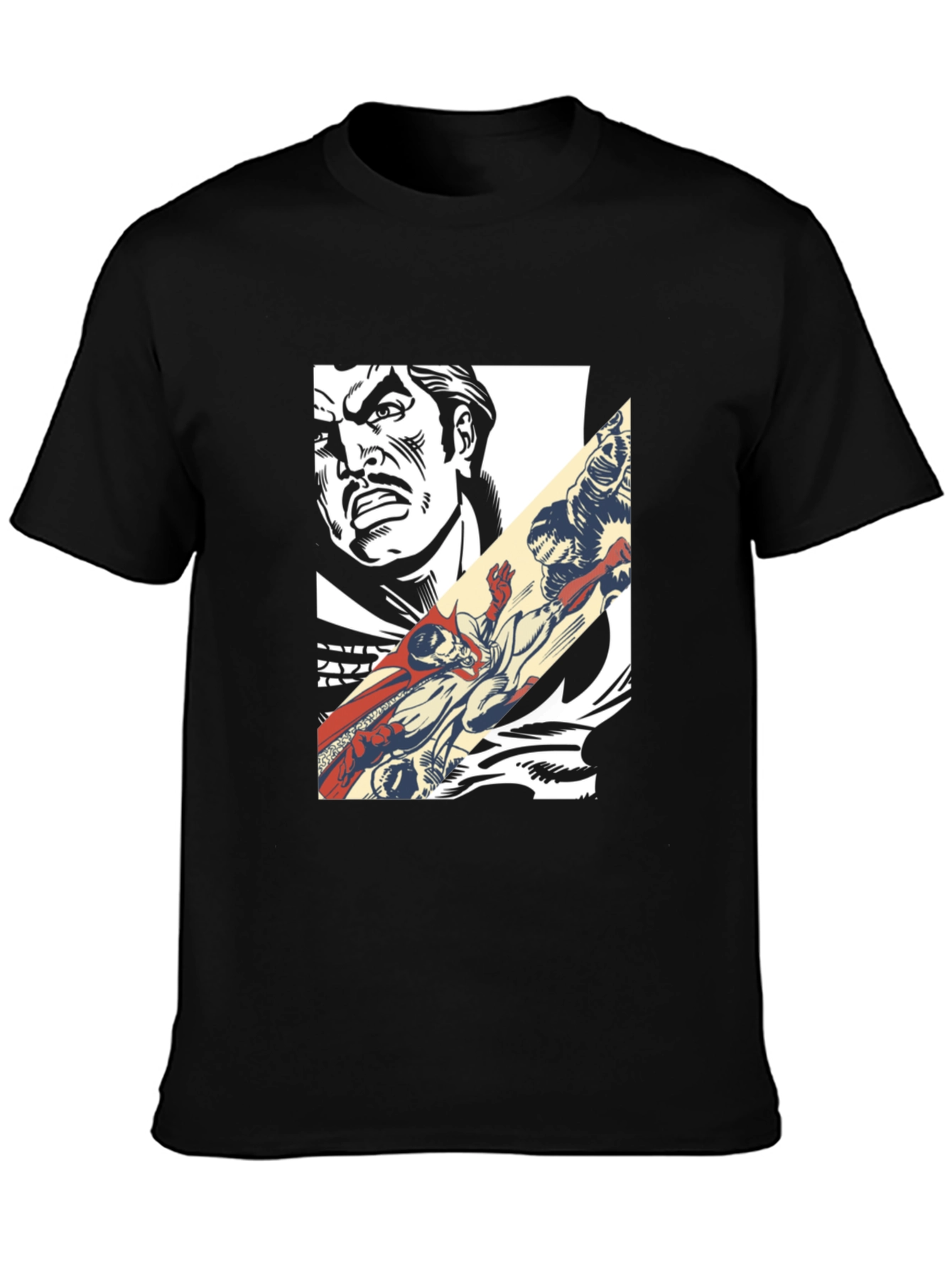 Comic Book Graphic Tee - Retro Pop Art Style