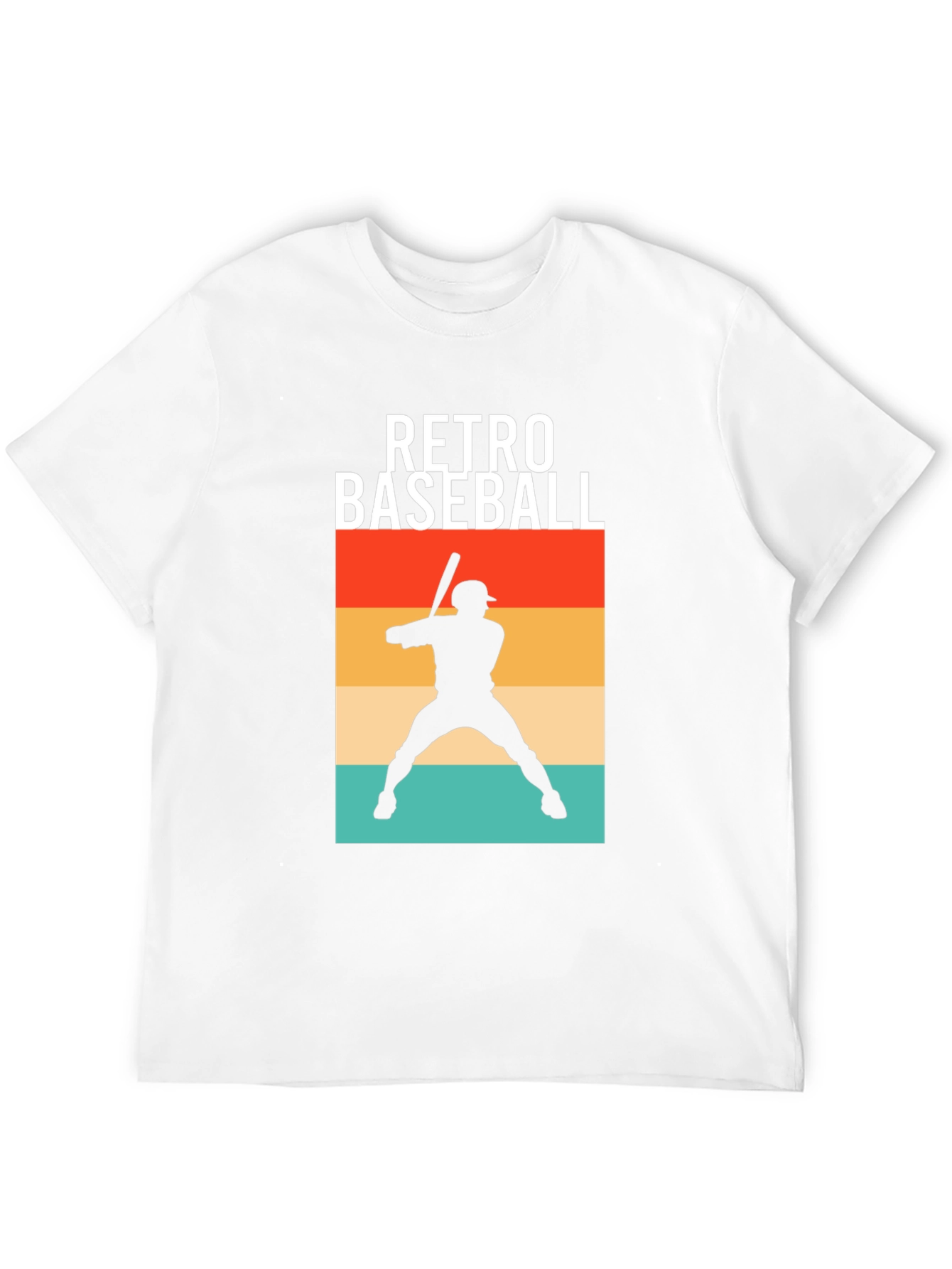 Retro Baseball Player Graphic Tee