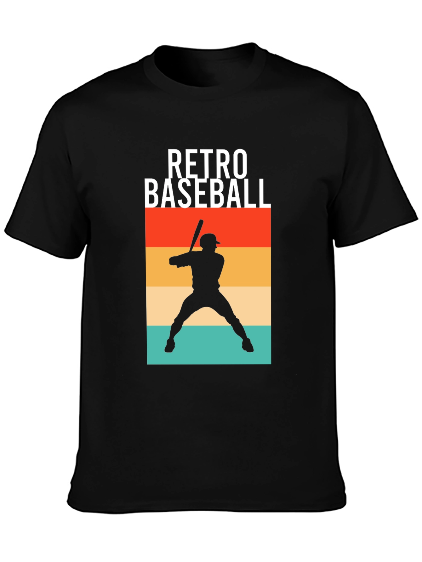 Retro Baseball Player Graphic Tee