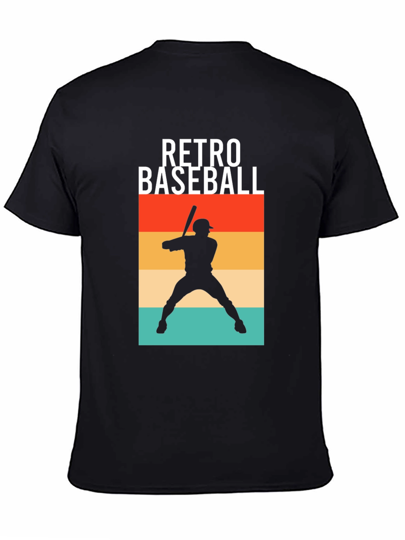 Retro Baseball Player Graphic Tee