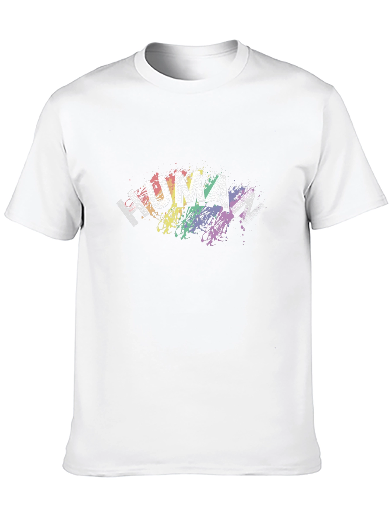 Rainbow Human Pride T-Shirt