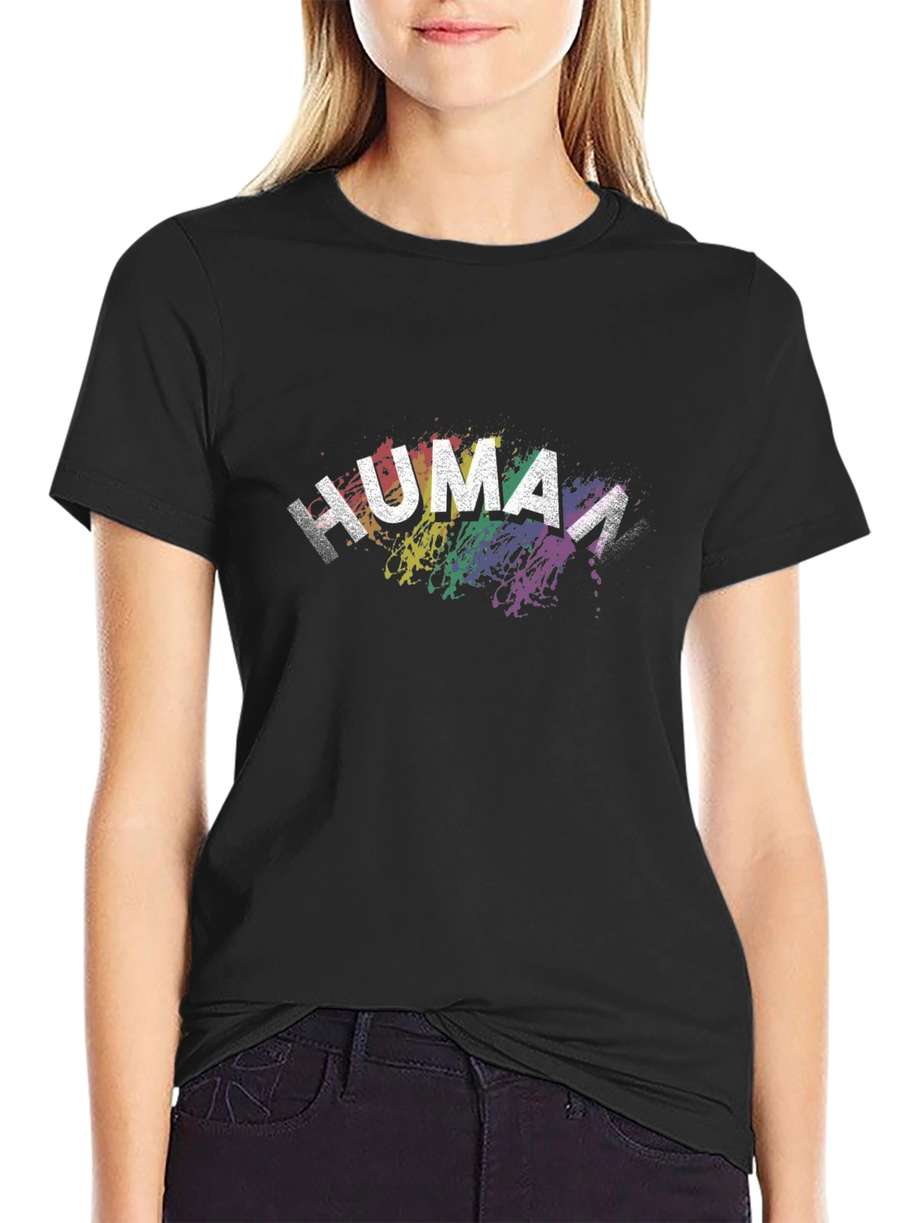 Rainbow Human Pride T-Shirt