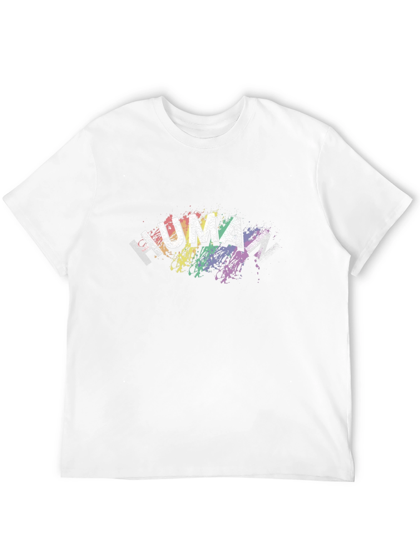 Rainbow Human Pride T-Shirt