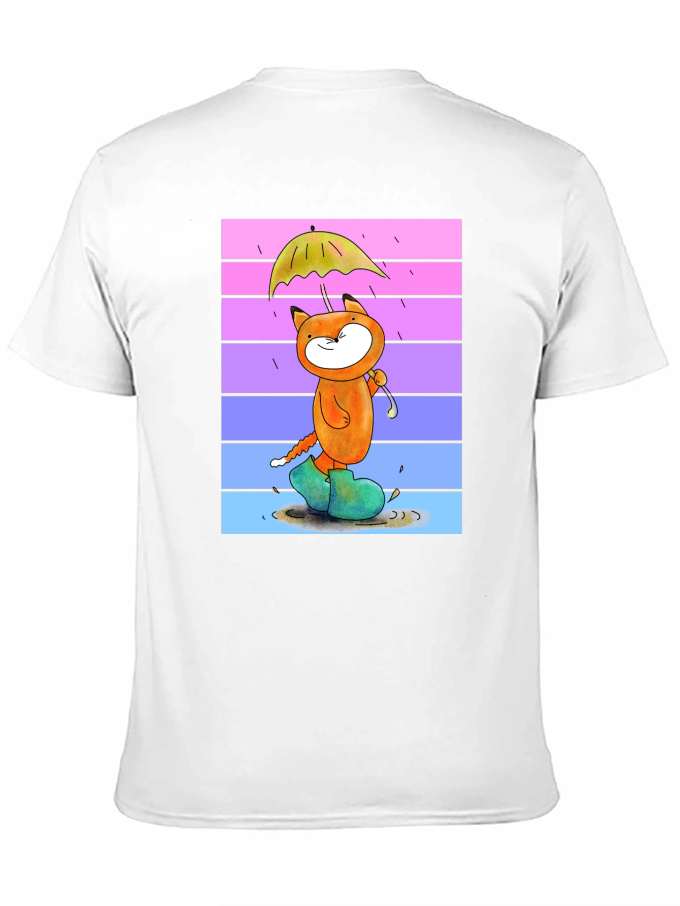 Cartoon Fox in Boots T-Shirt