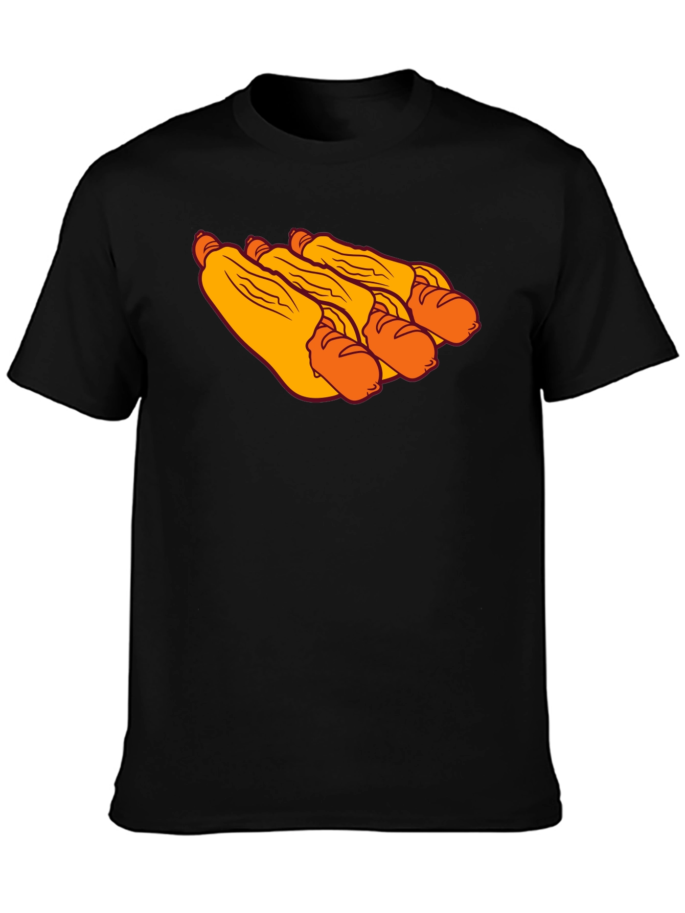 Hot Dog Graphic Tee - Foodie T-Shirt