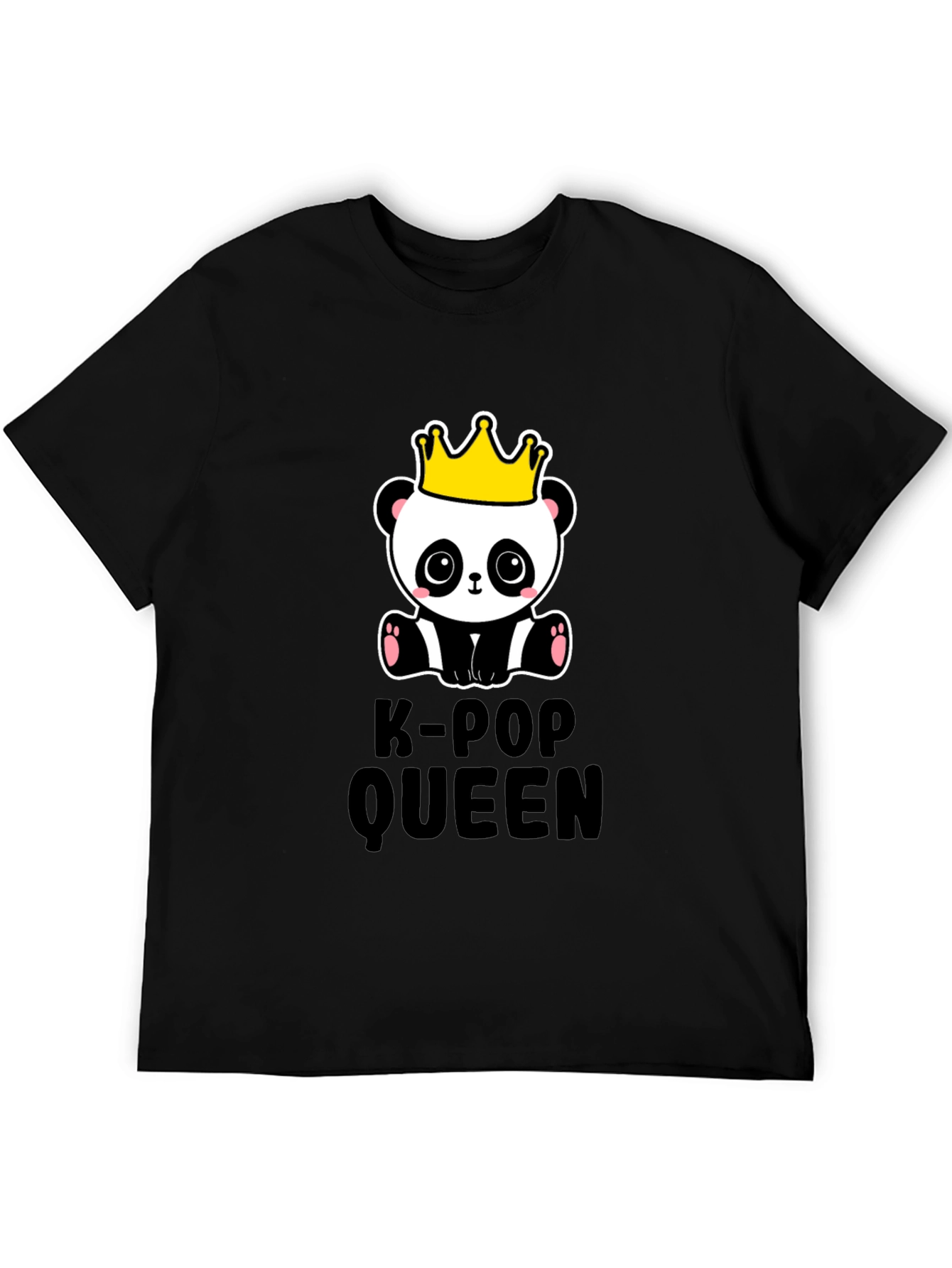 K-Pop Queen Panda Graphic T-Shirt
