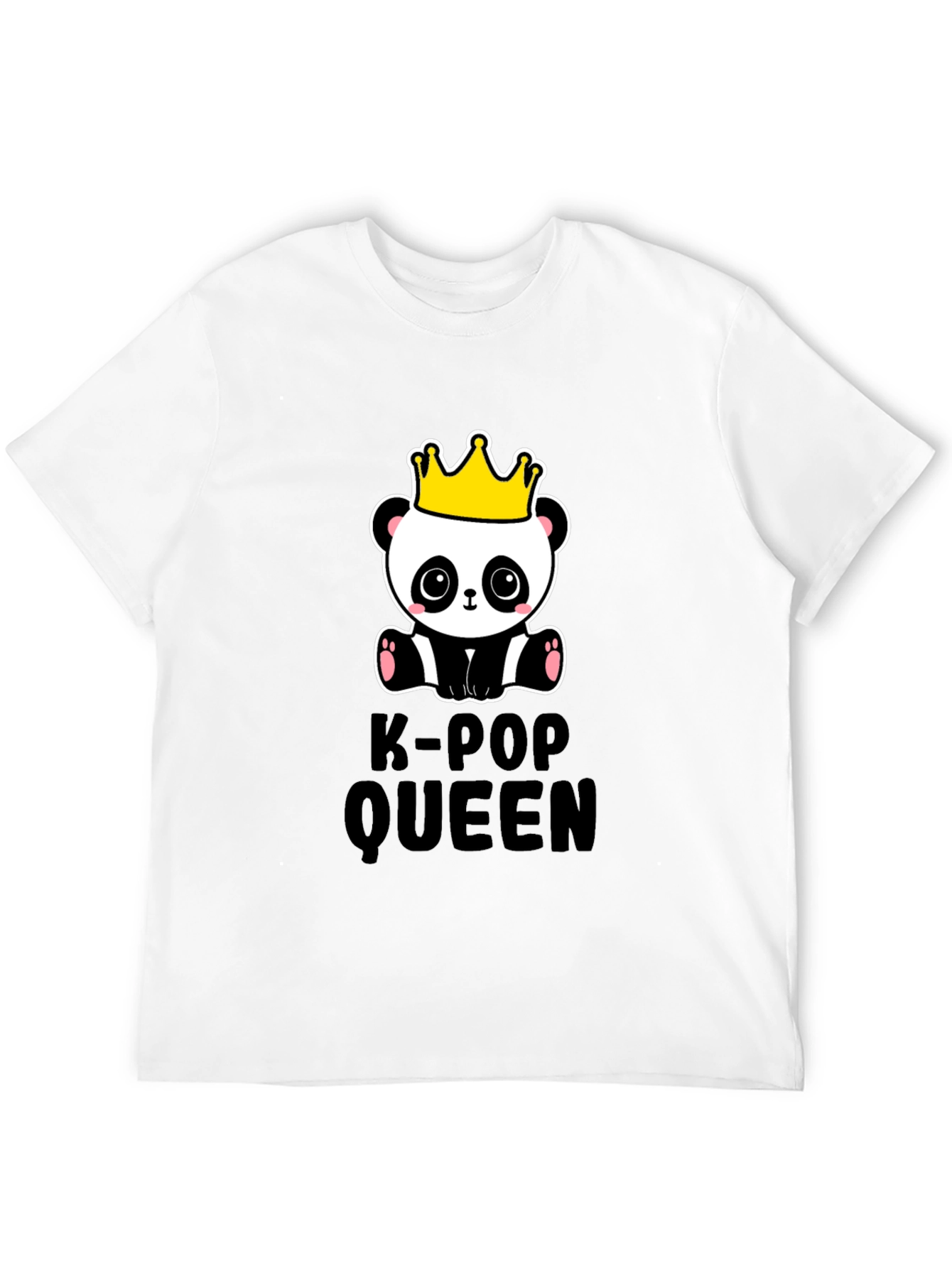 K-Pop Queen Panda Graphic T-Shirt