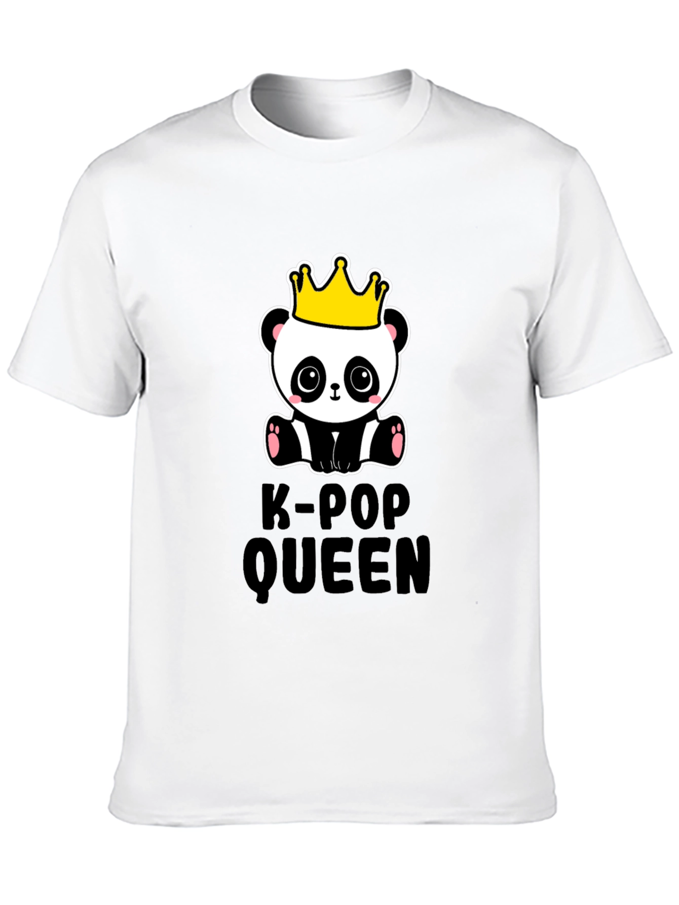 K-Pop Queen Panda Graphic T-Shirt