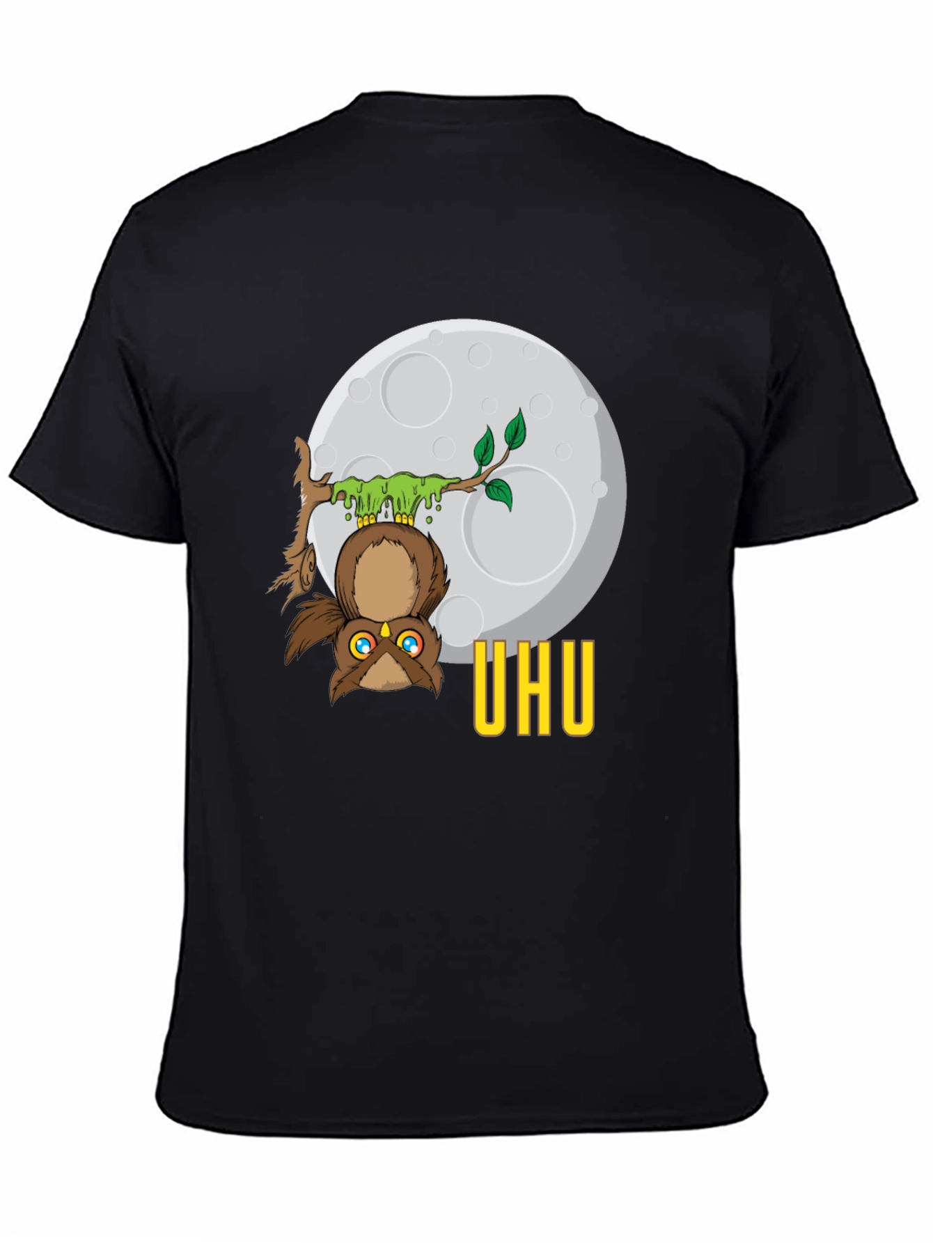 UHU Upside Down Owl T-Shirt