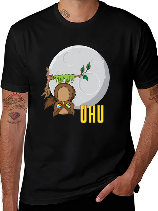 UHU Upside Down Owl T-Shirt