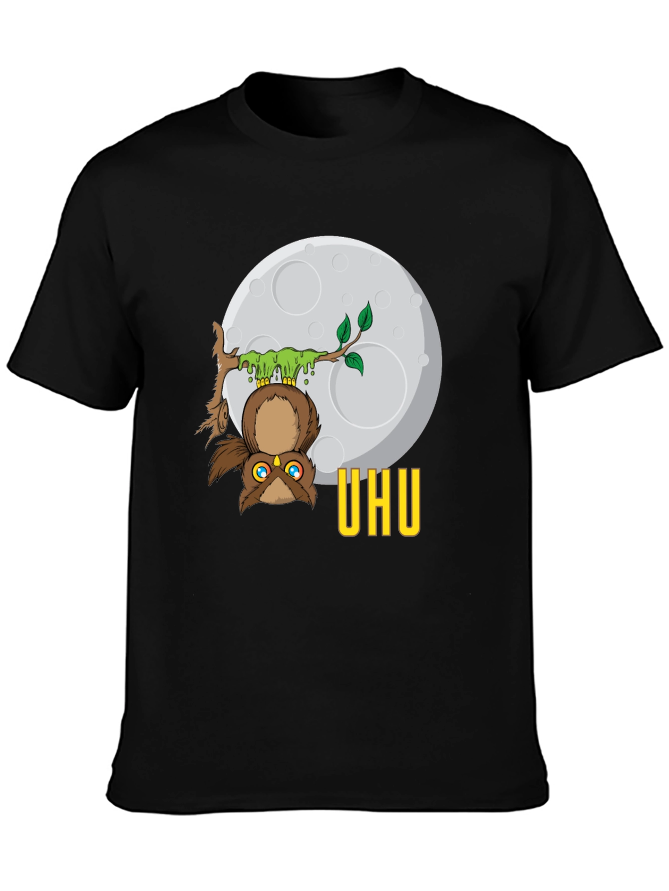 UHU Upside Down Owl T-Shirt