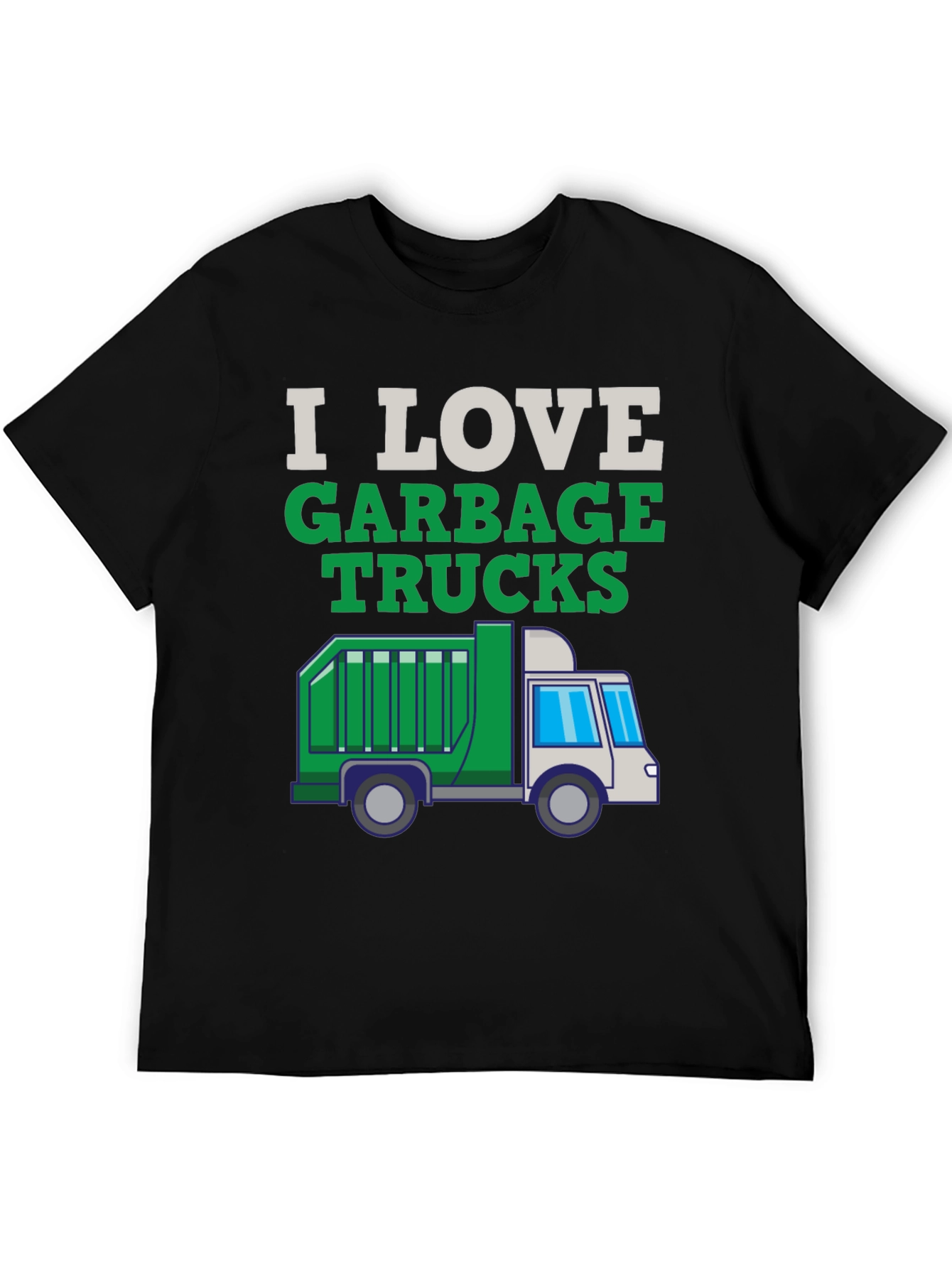 I Love Garbage Trucks T-Shirt