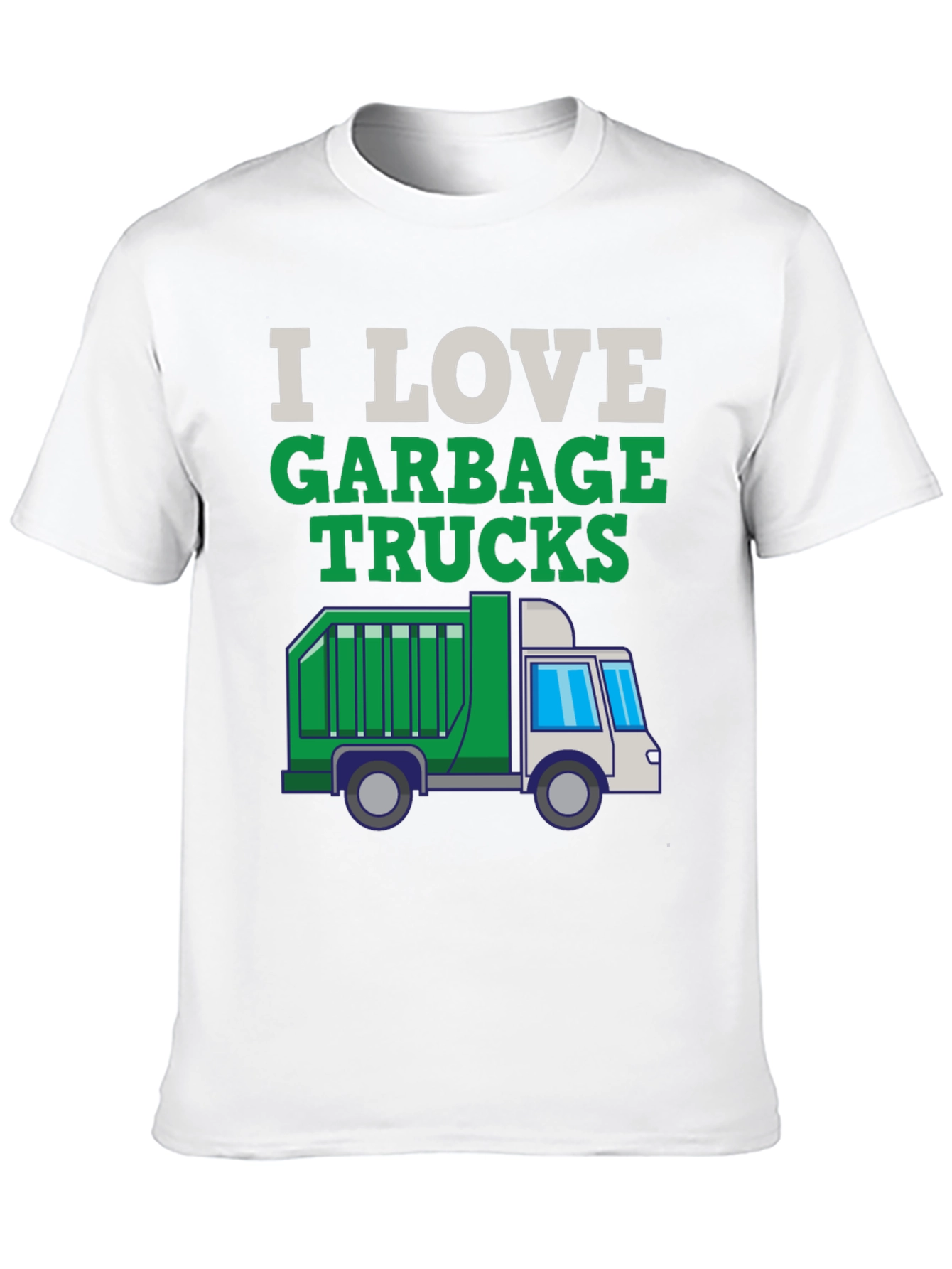 I Love Garbage Trucks T-Shirt