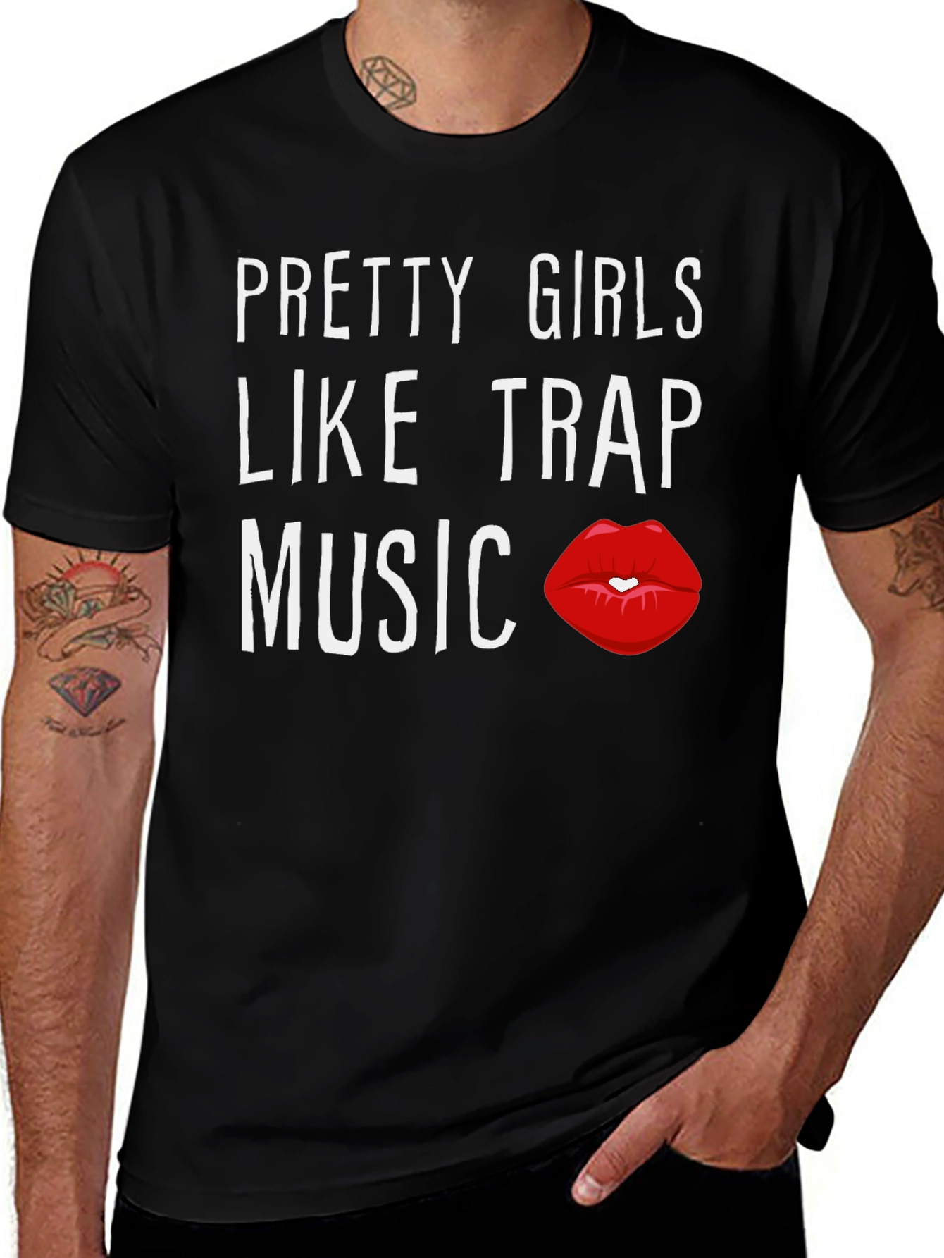 Pretty Girls Like Trap Music Graphic T-Shirt