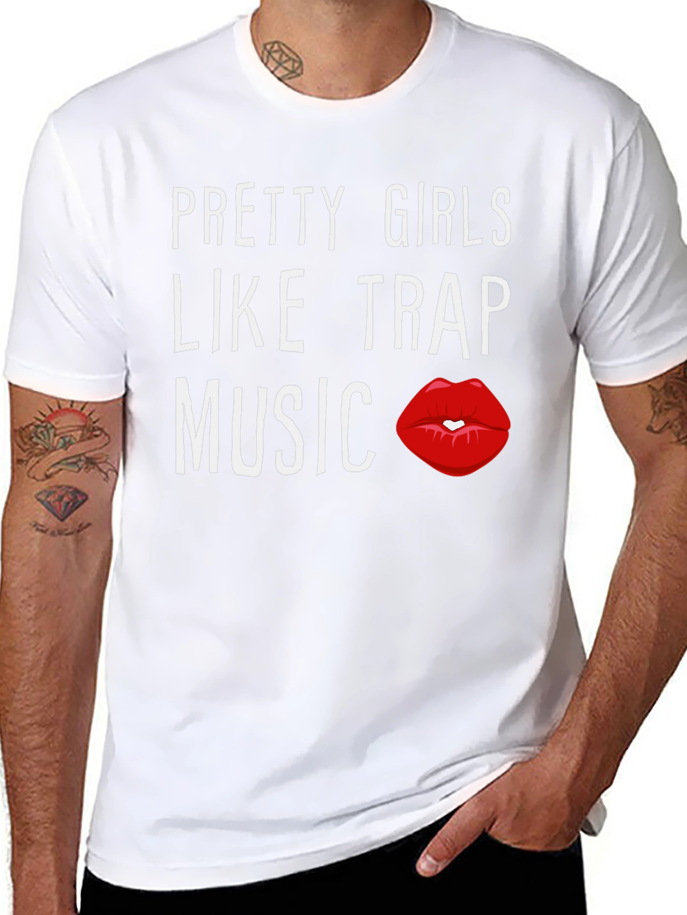 Pretty Girls Like Trap Music Graphic T-Shirt