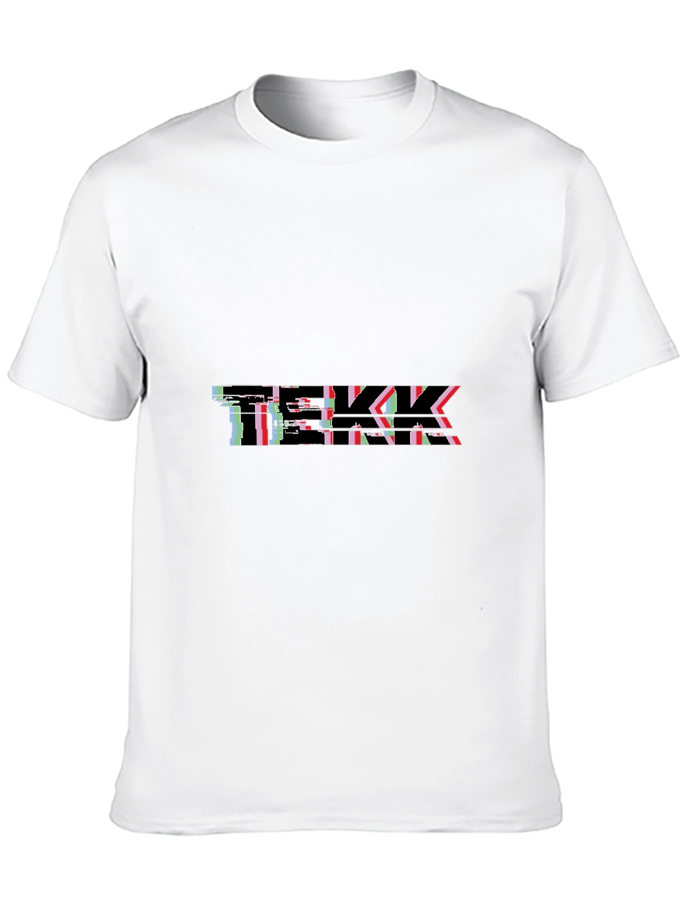 Mens Black Glitch TEKK T-Shirt