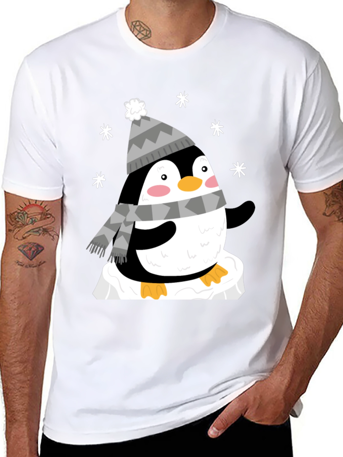 Cute Penguin Winter T-Shirt