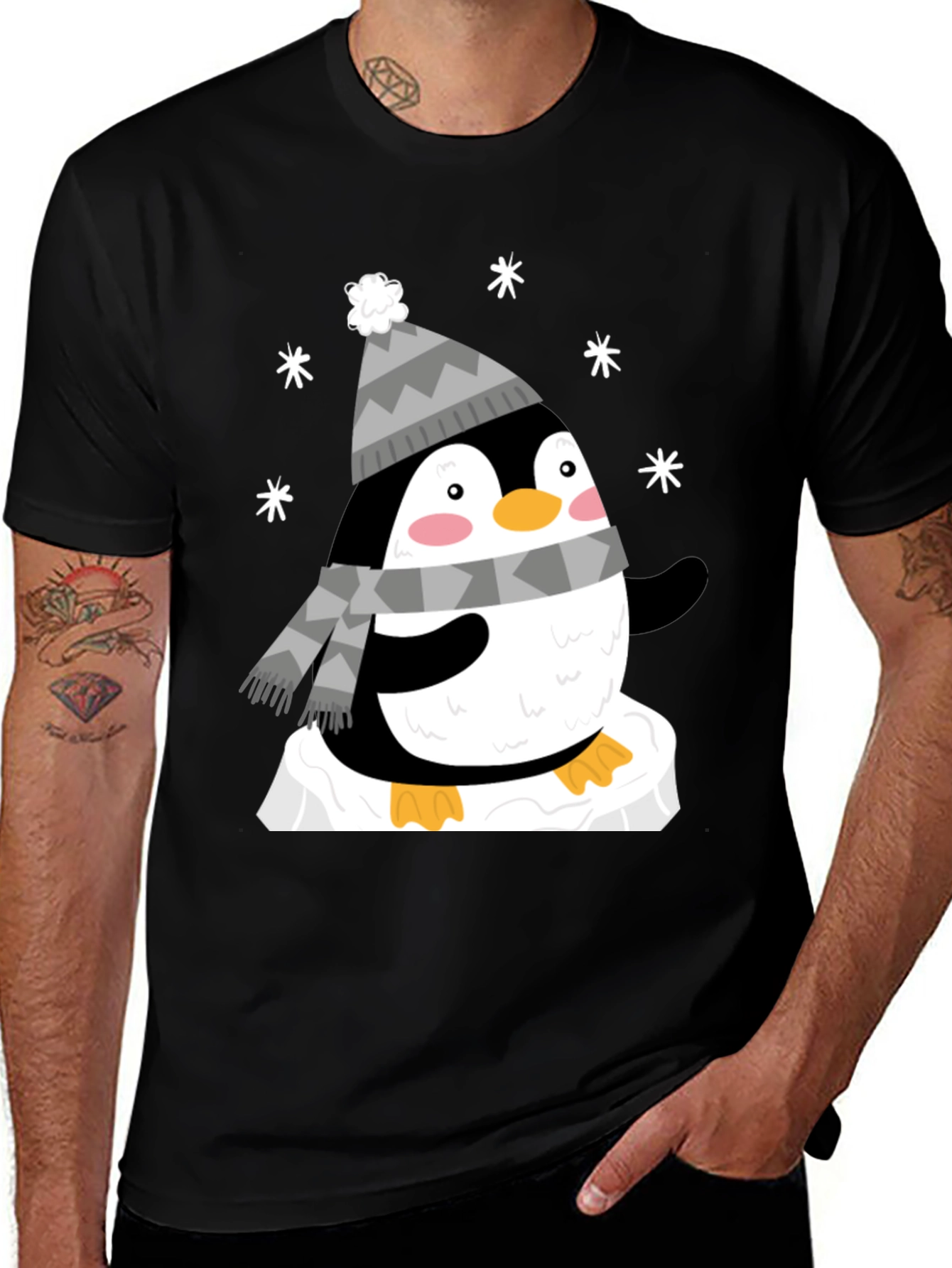 Cute Penguin Winter T-Shirt