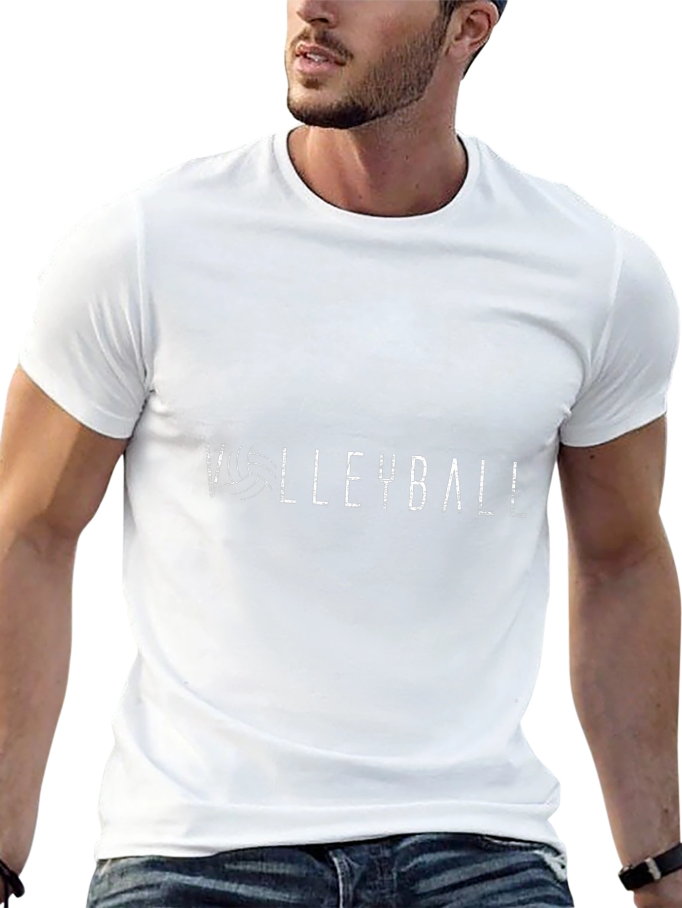 Volleyball Graphic T-Shirt - Stylish Sport Tee