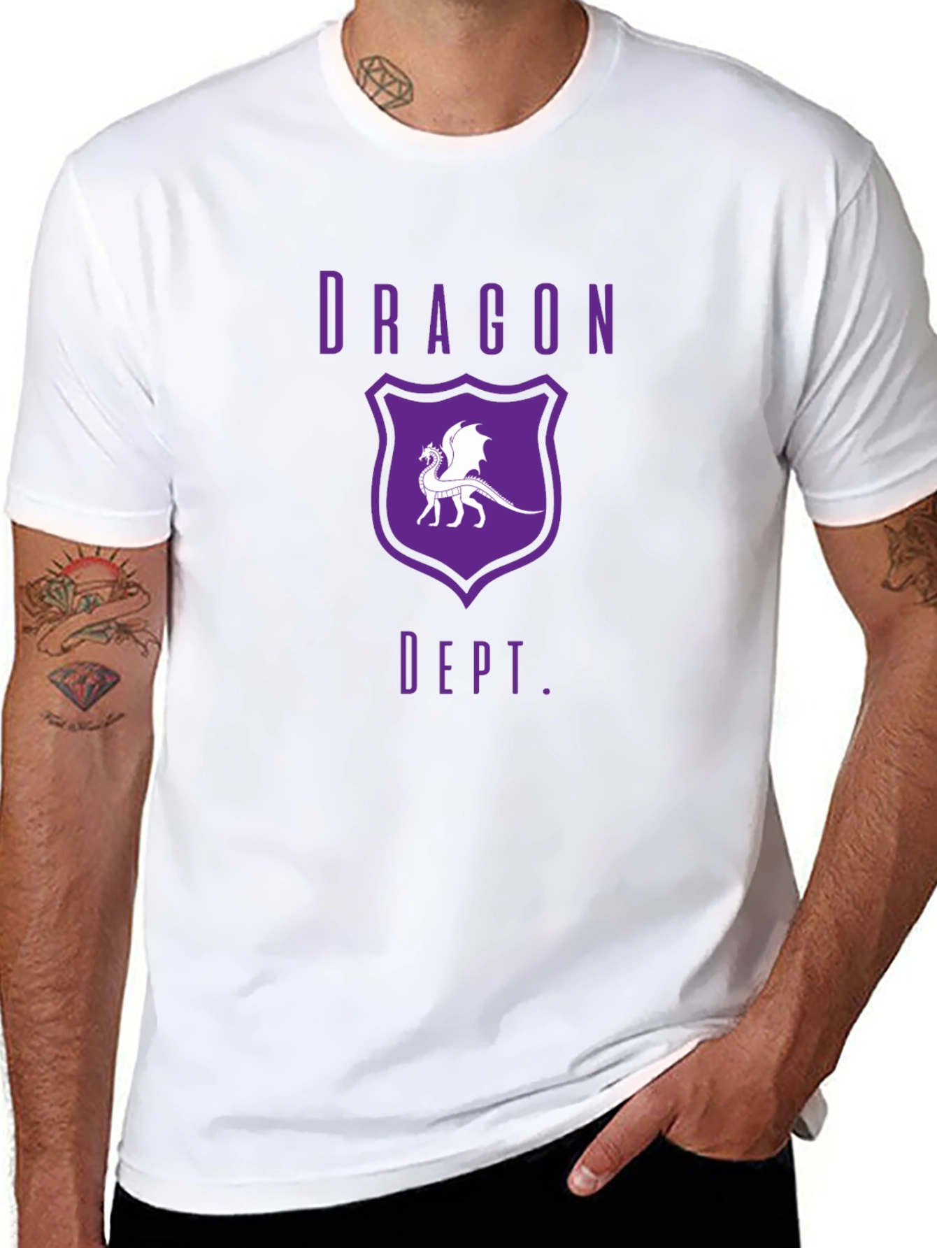Dragon Dept. Graphic T-Shirt - Black